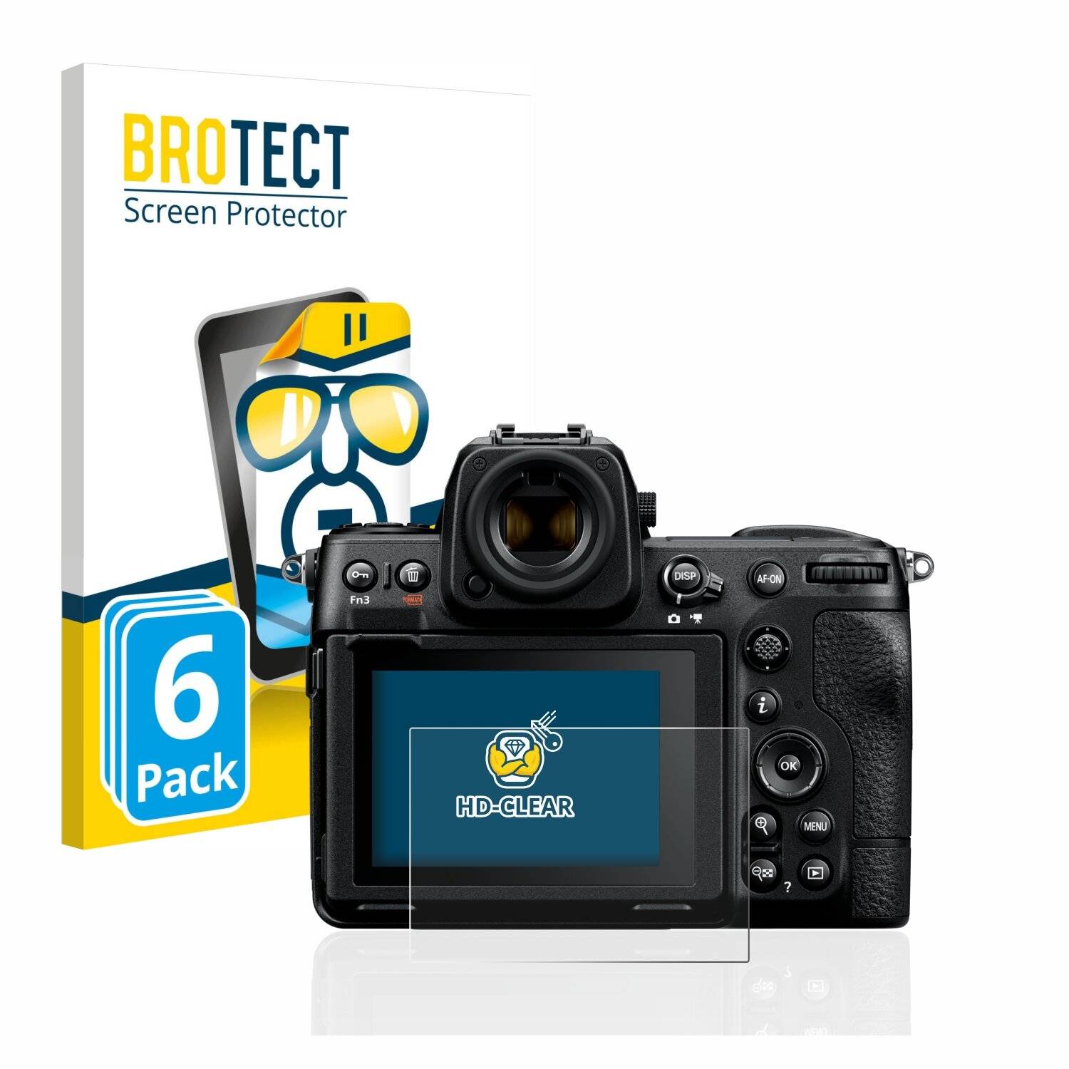 6x BROTECT HD-Clear Displayschutzfolie für Nikon Z