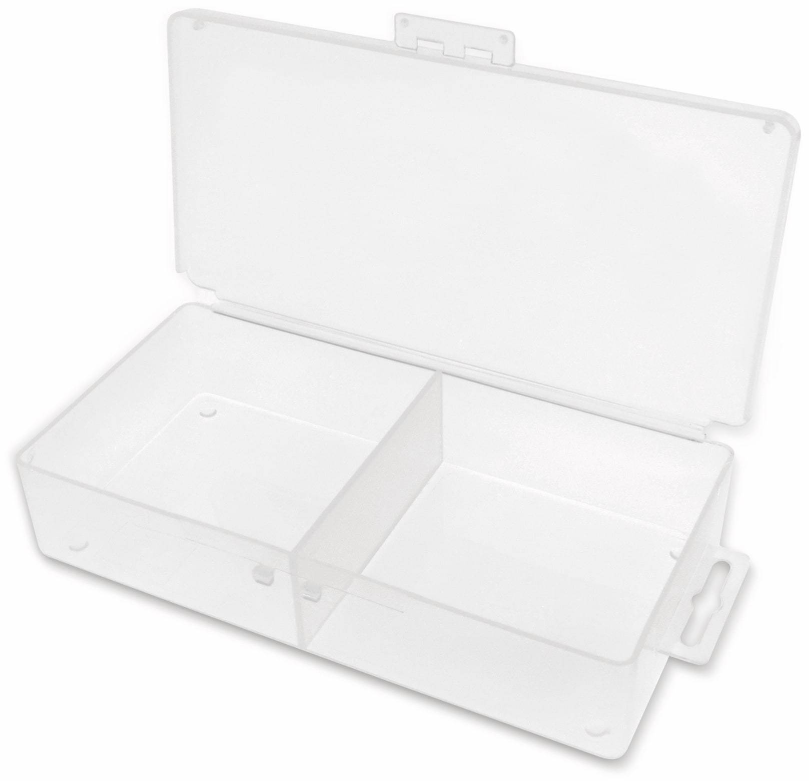 Sortimentsbox, 173x86x35, 2 Fächer, PP, transparent