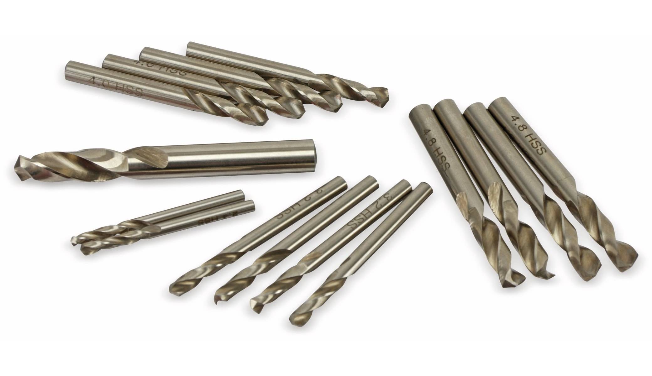 DAYTOOLS HSS Blindnieten-Bohrerset BS-15BN, 15-teilig