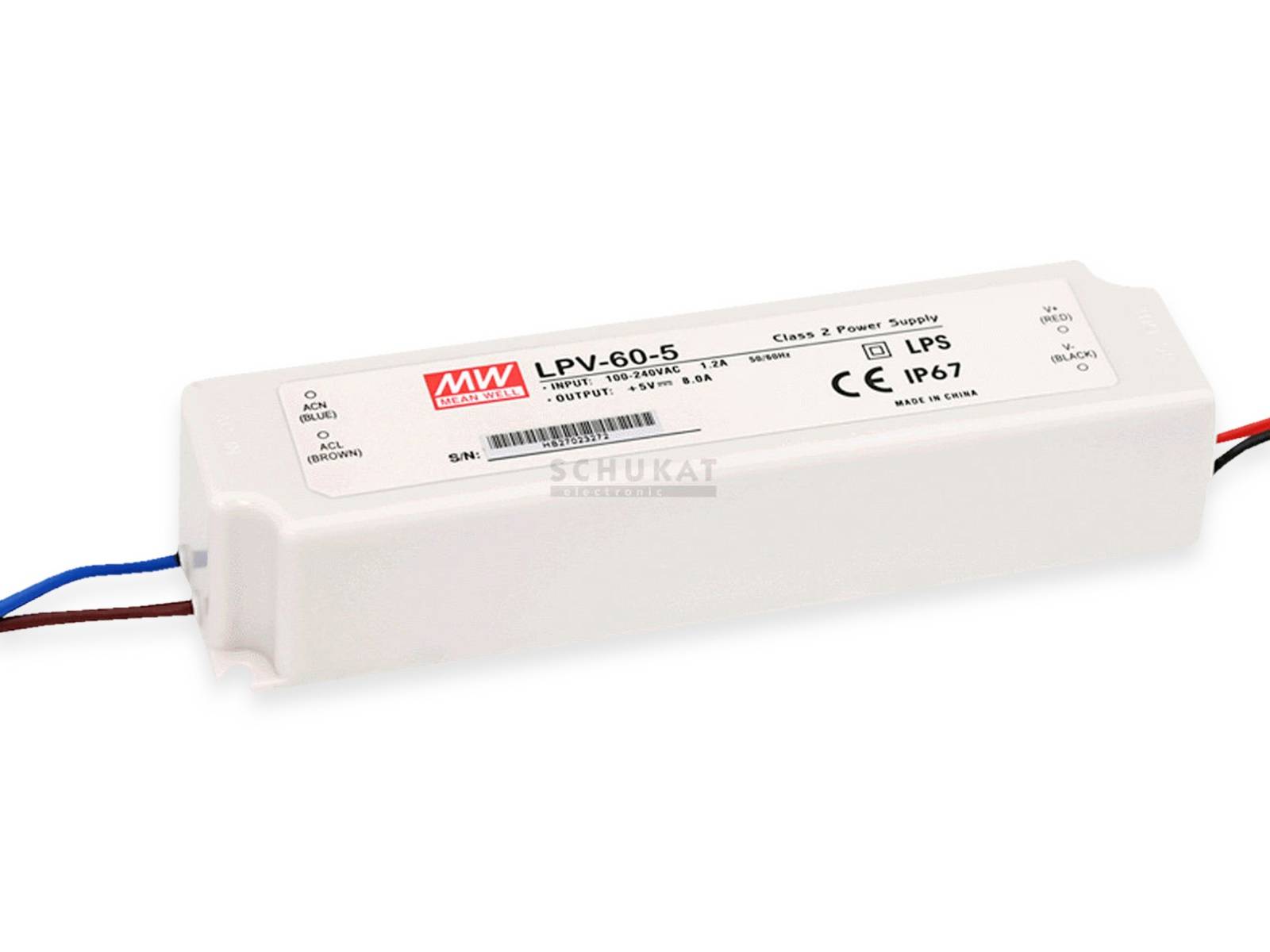 Rechteckiges weißes elektronisches Gerät mit der Bezeichnung 