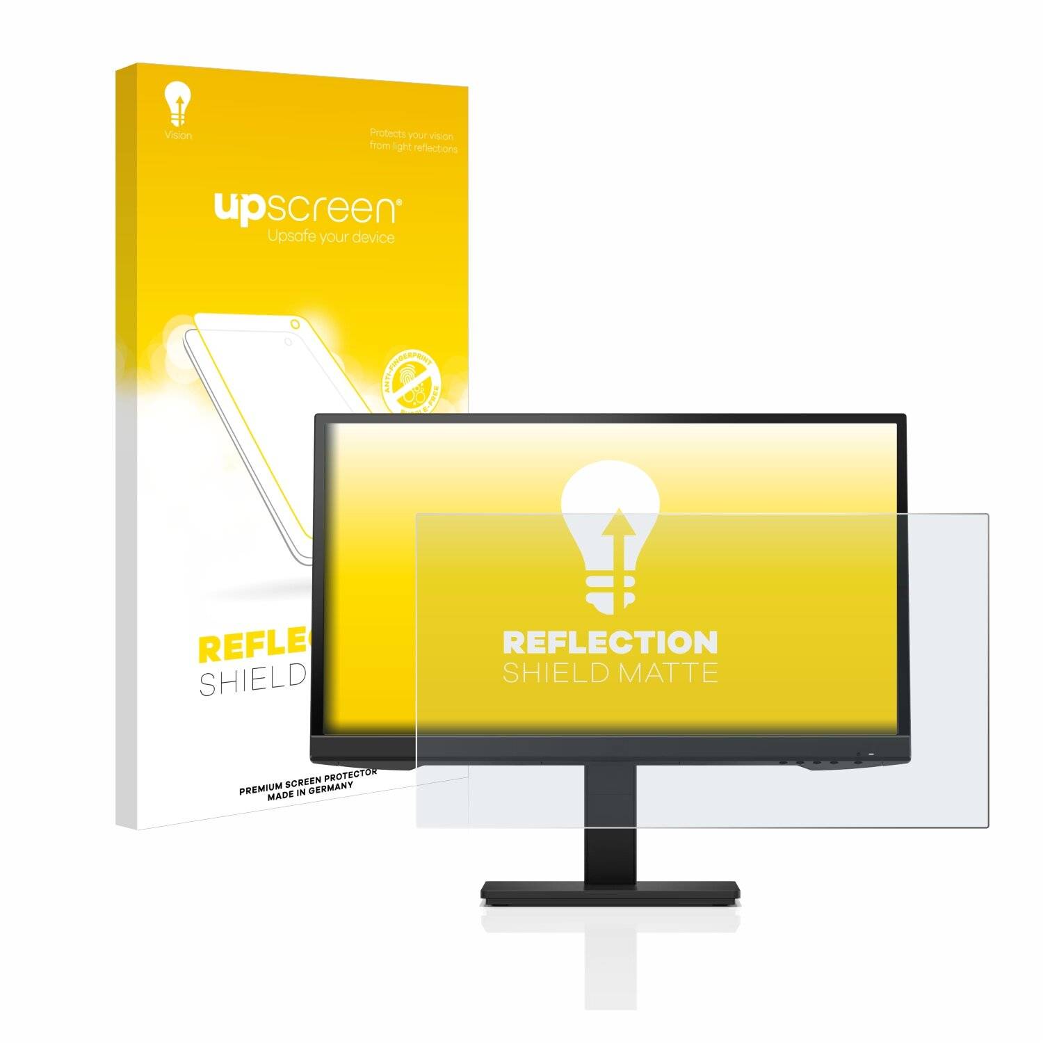 upscreen Reflection Shield Matte Premium Displayschutzfolie für HP P22h