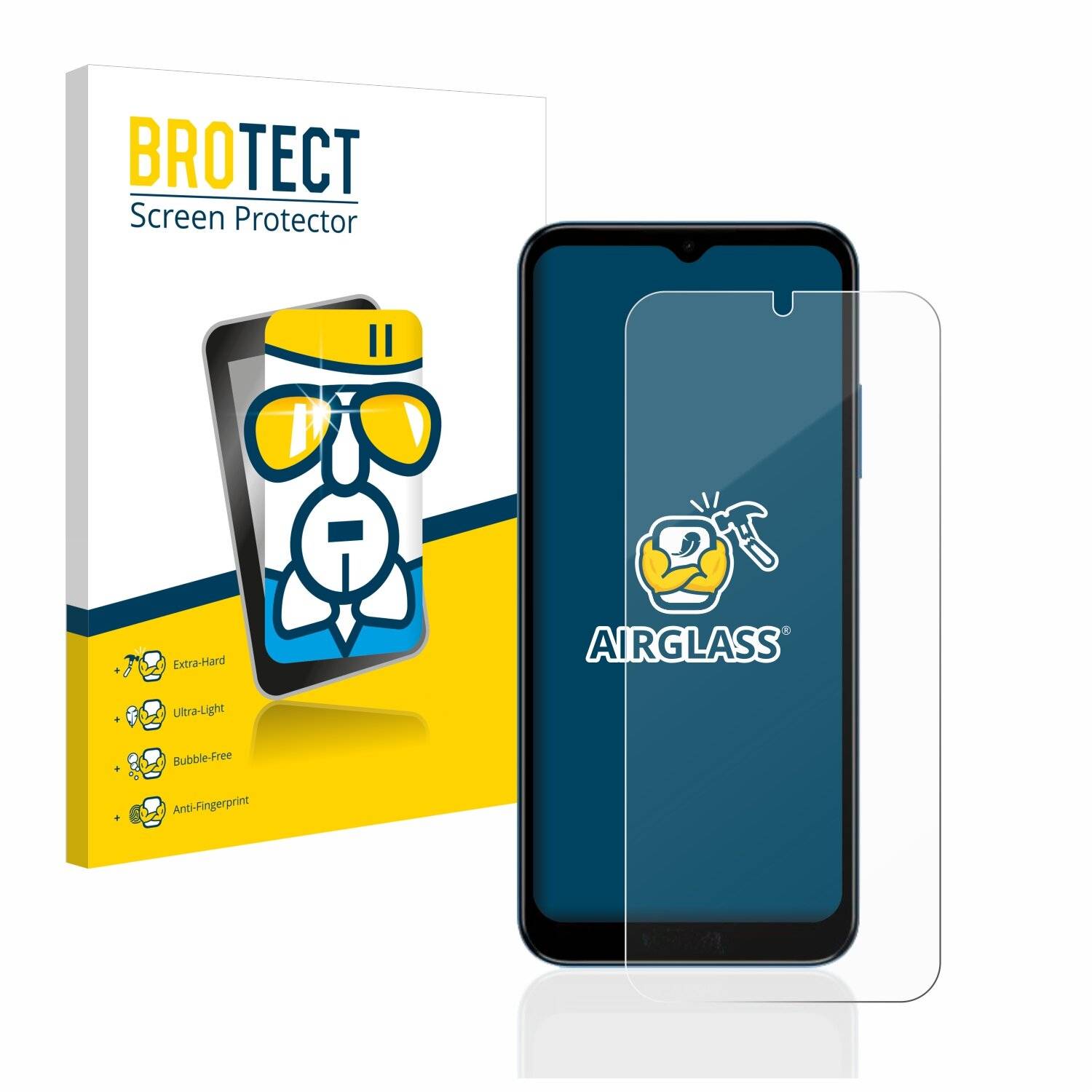 BROTECT AirGlass Schutzglas Folie für Nokia