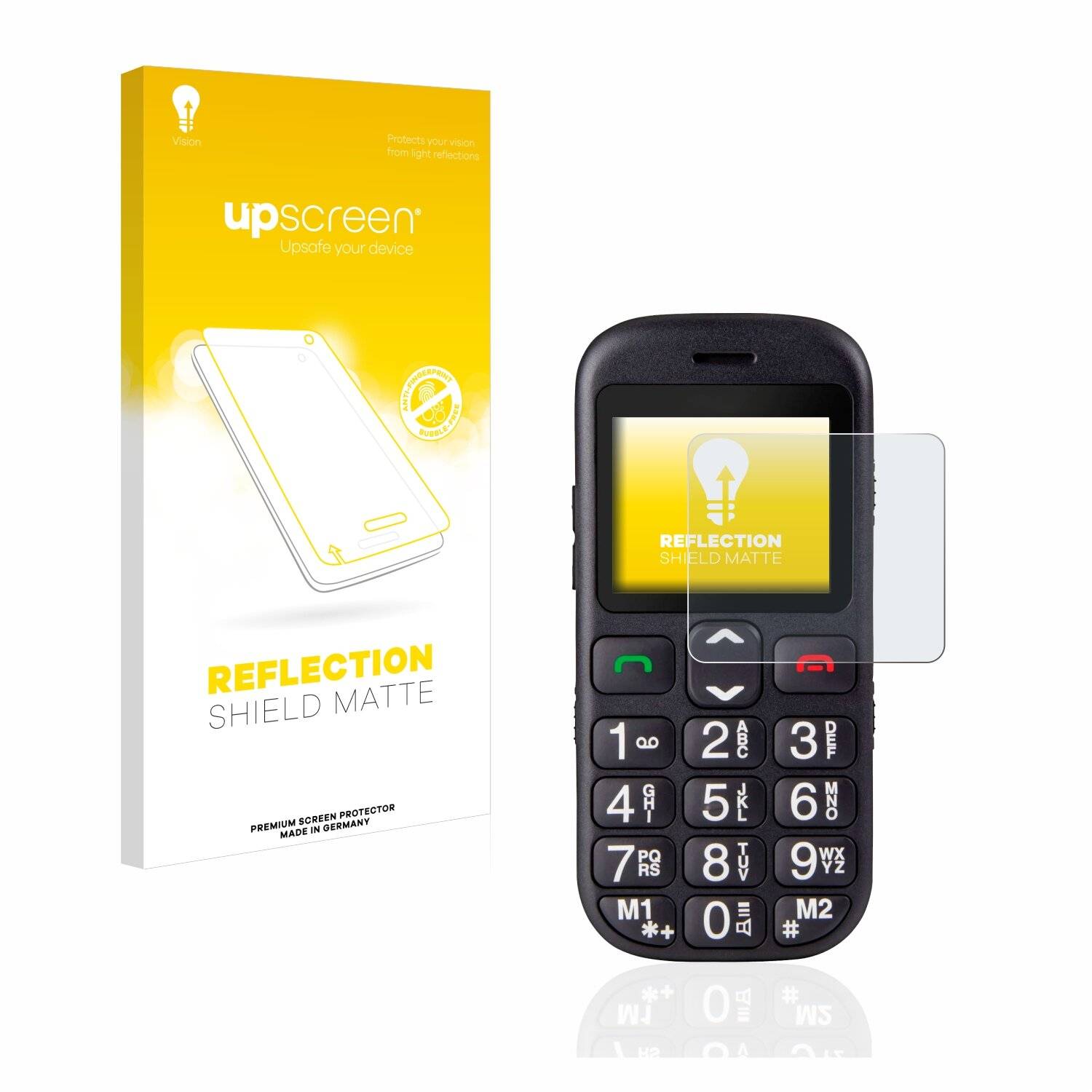upscreen Reflection Shield Matte Premium Displayschutzfolie für Swisstone BBM