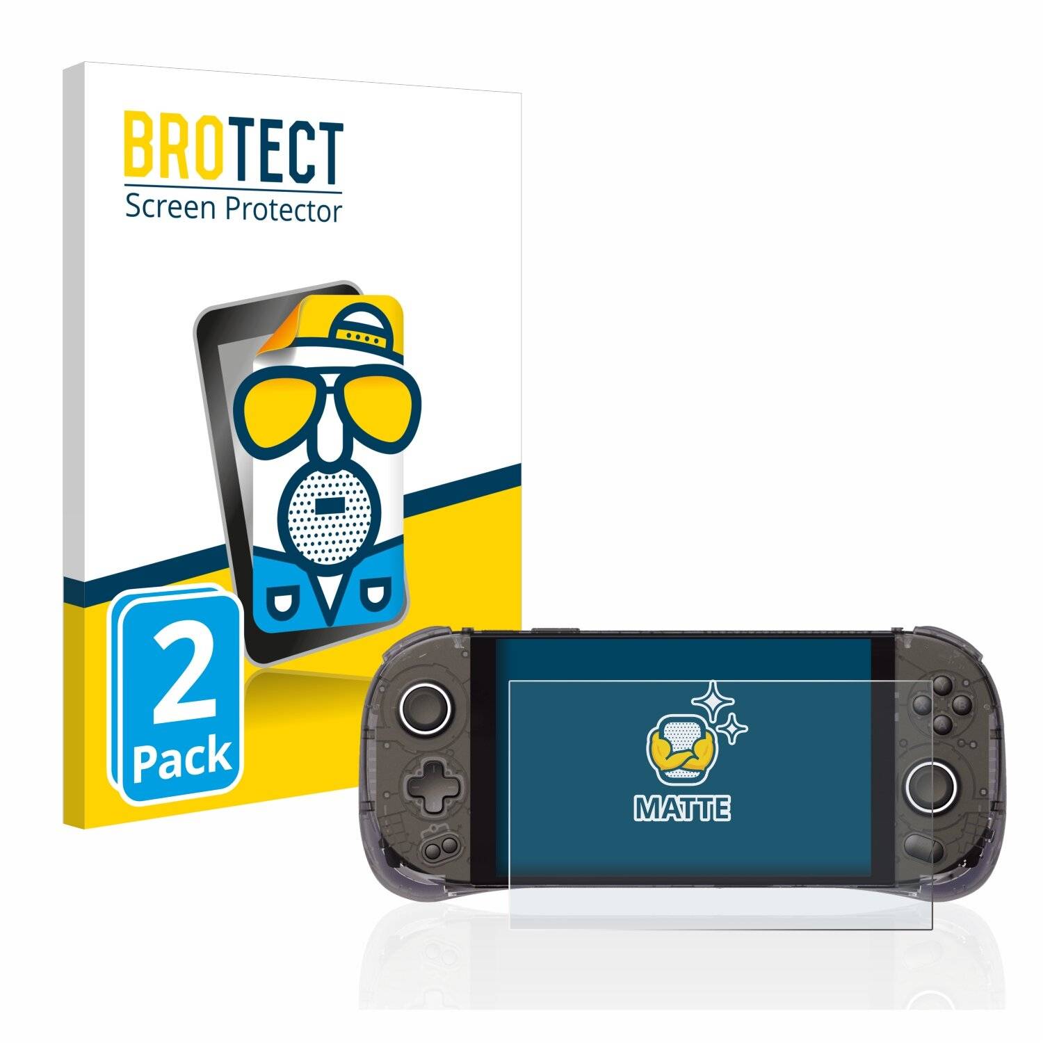 2x BROTECT Matte Displayschutzfolie für Ayaneo Geek - Entspiegelt,