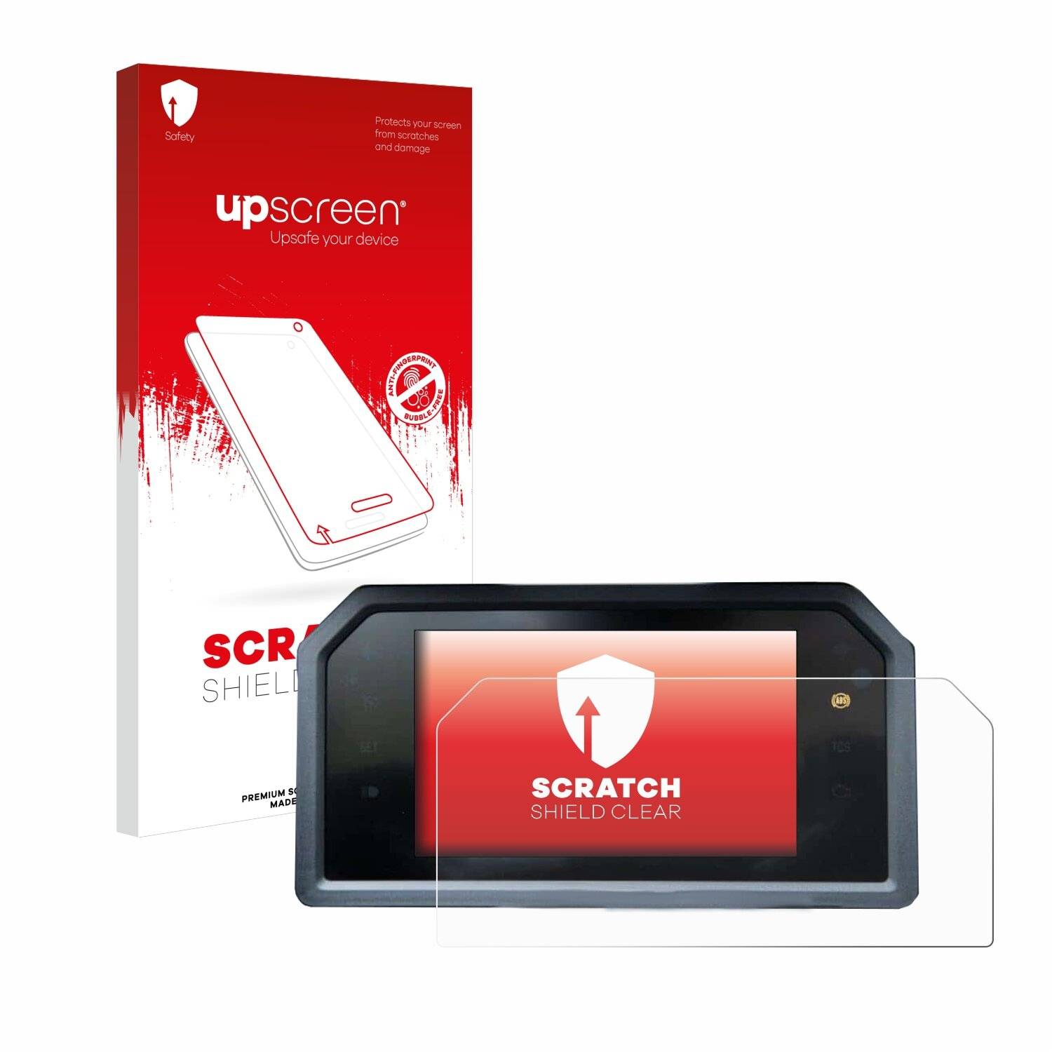 upscreen Scratch Shield Clear Premium Displayschutzfolie für Yamaha Tmax 560