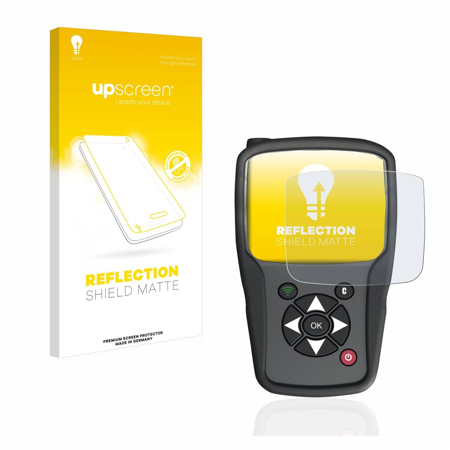 upscreen Reflection Shield Matte Premium Displayschutzfolie für Ateq