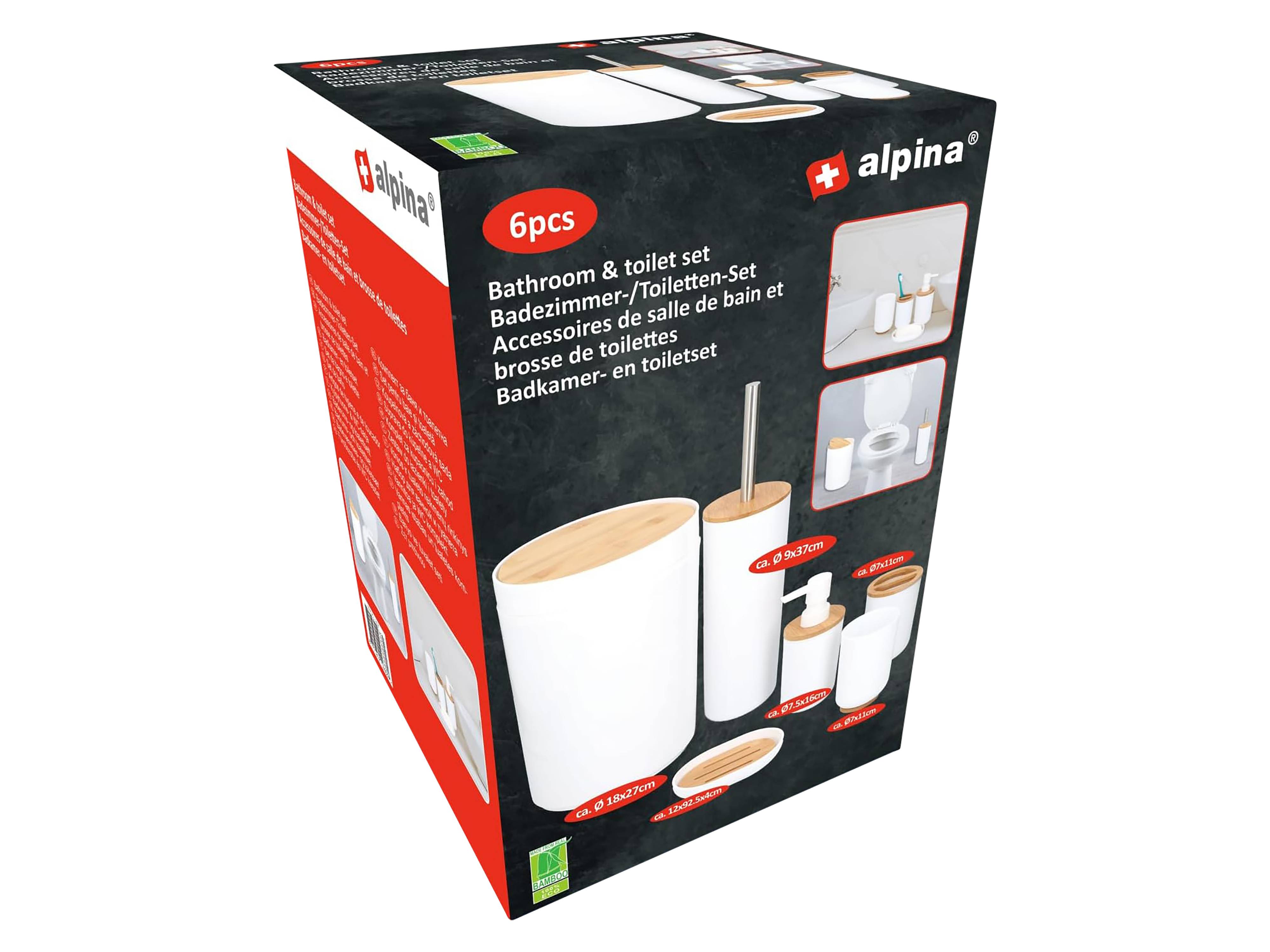 Verpackung eines „Badezimmer- und Toilettensets