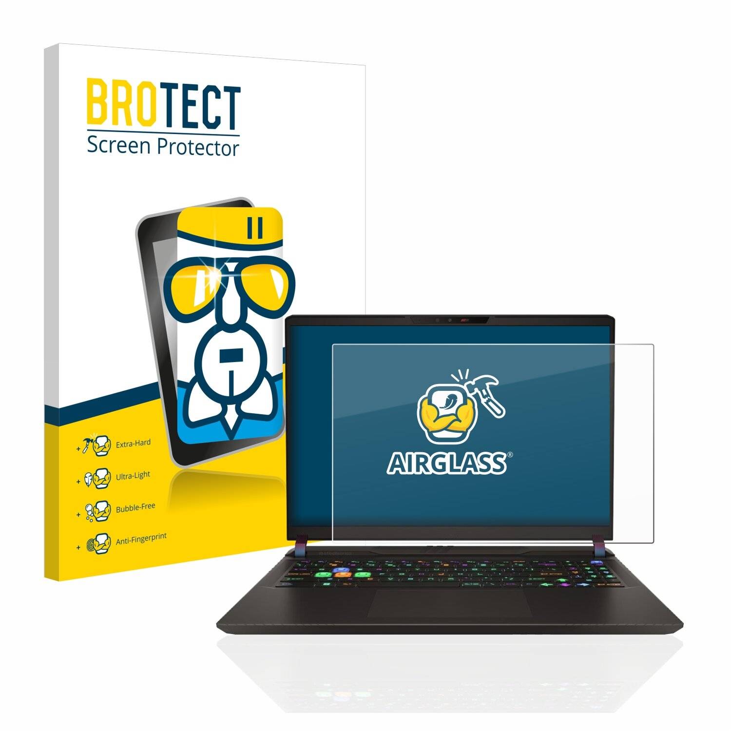 BROTECT AirGlass Schutzglas Folie für Lenovo IdeaPad Flex 3 Chromebook