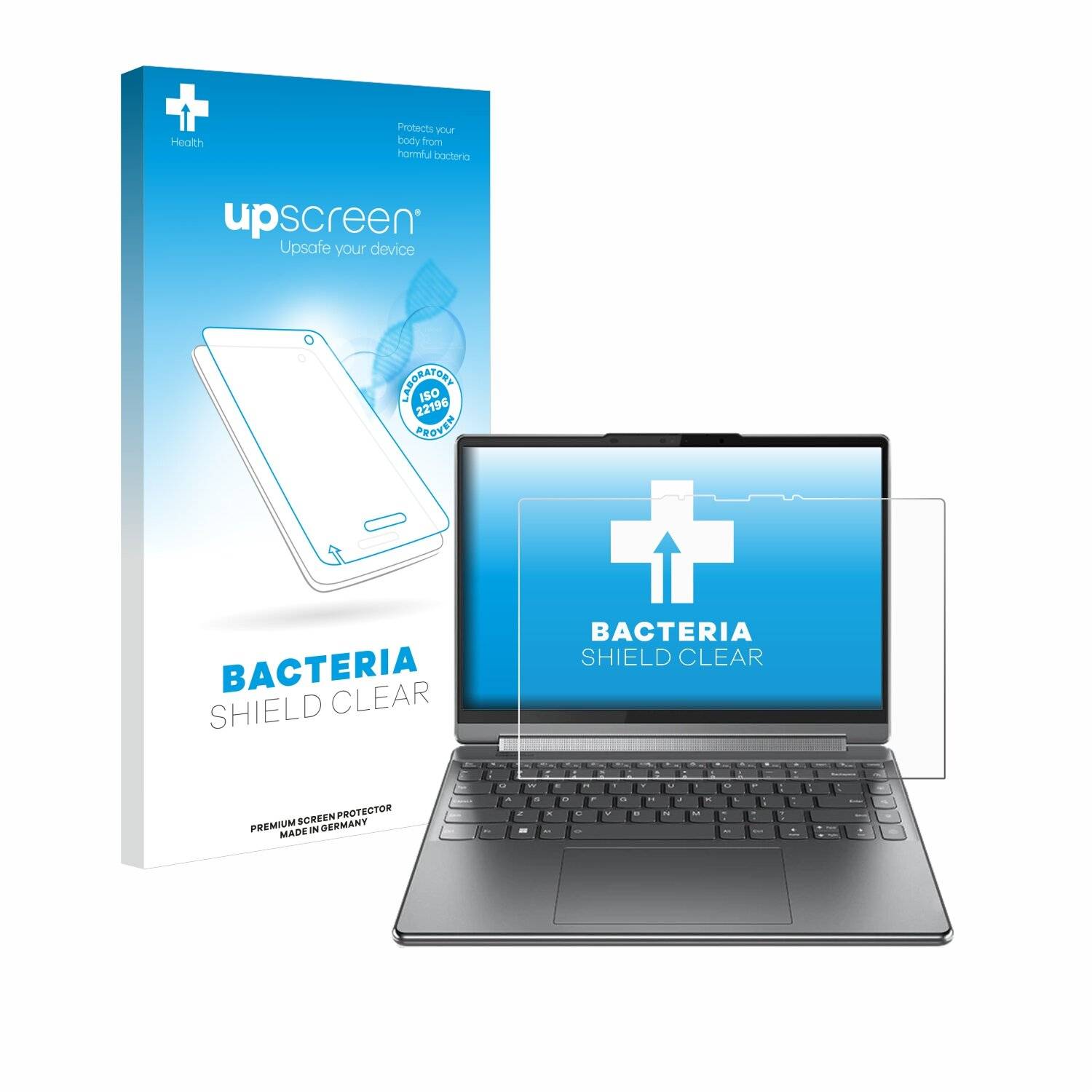 upscreen Bacteria Shield Clear Premium Antibakterielle Displayschutzfolie für Lenovo Yoga