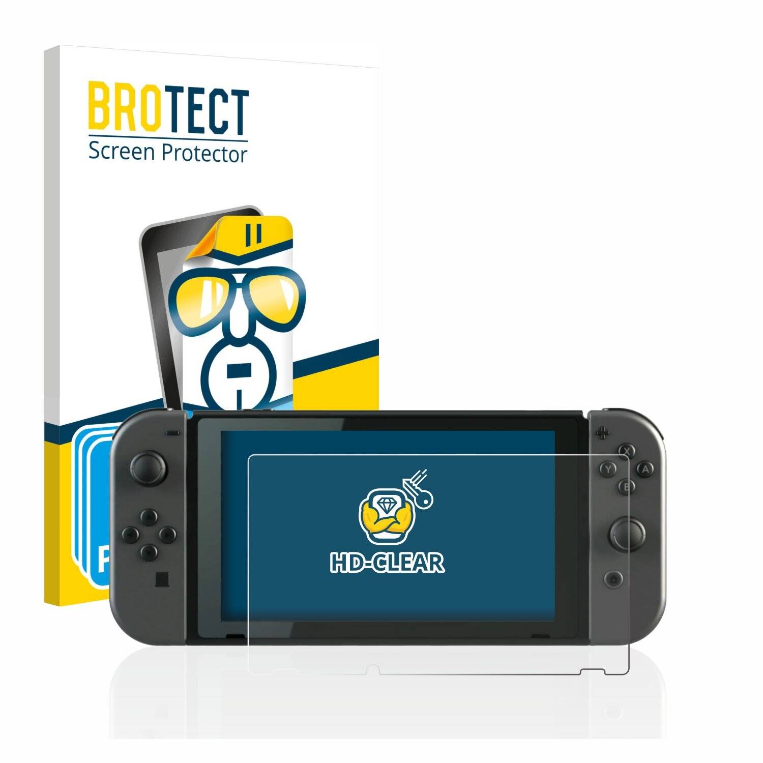 6x BROTECT HD-Clear Displayschutzfolie für Nintendo