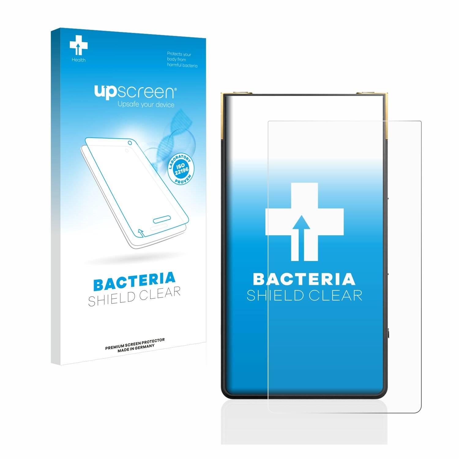 upscreen Bacteria Shield Clear Premium Antibakterielle Displayschutzfolie für Sony Walkman