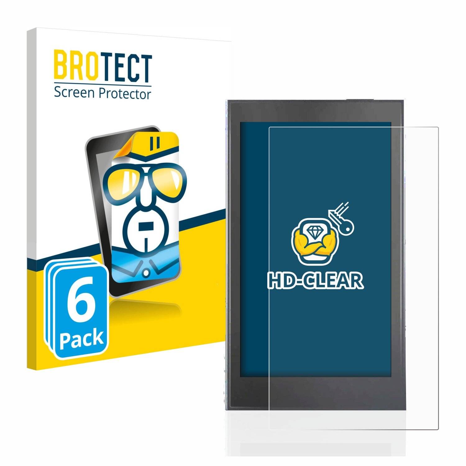 6x BROTECT HD-Clear Displayschutzfolie für Keystone Essentials crypto