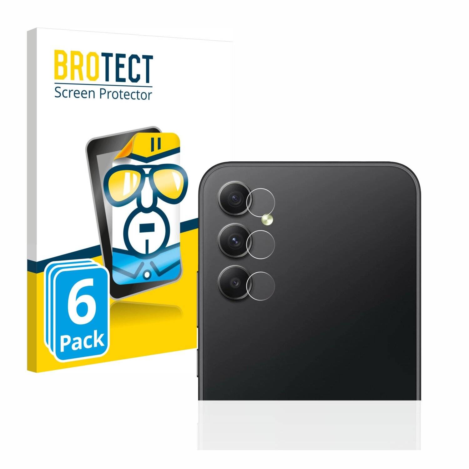 6x BROTECT HD-Clear Displayschutzfolie für Samsung Galaxy A34 5G (NUR