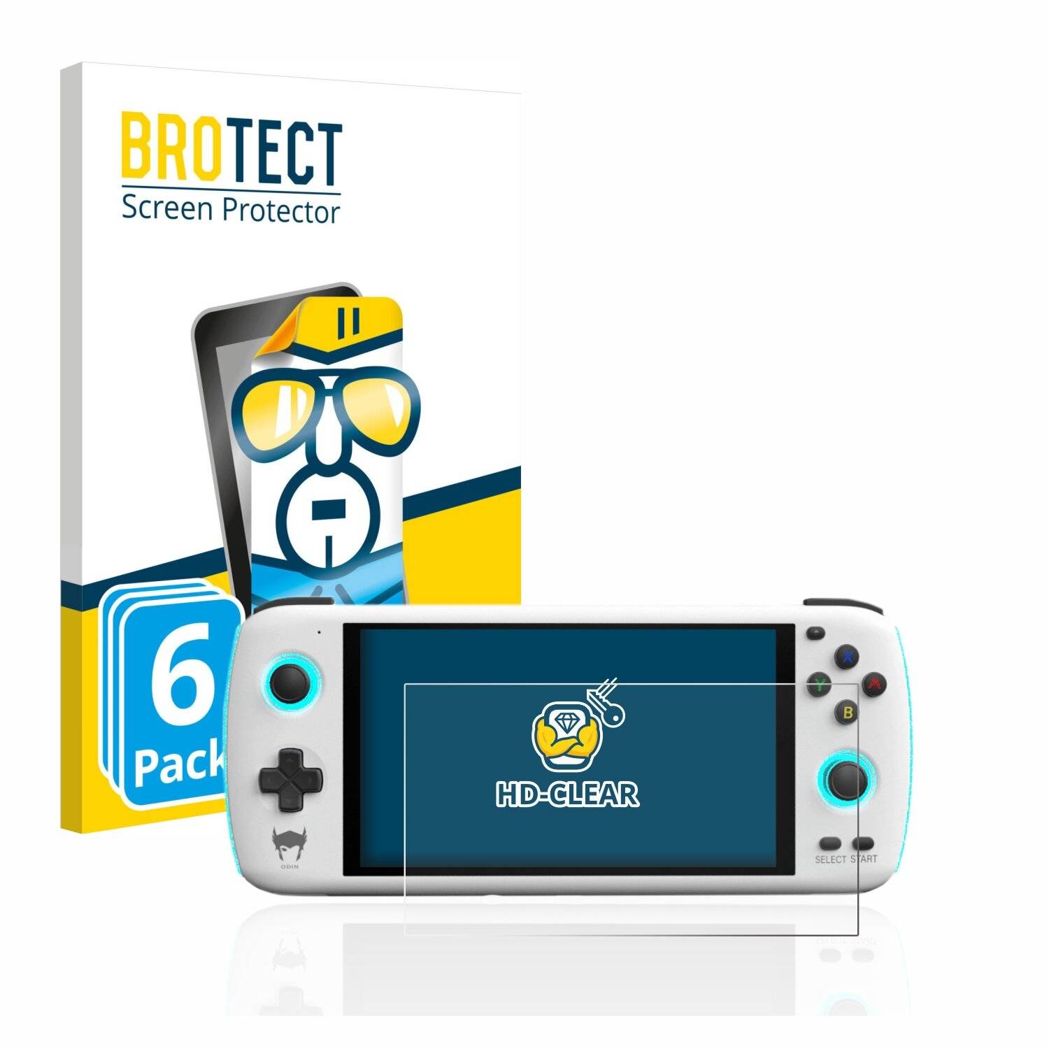 6x BROTECT HD-Clear Displayschutzfolie für AYN