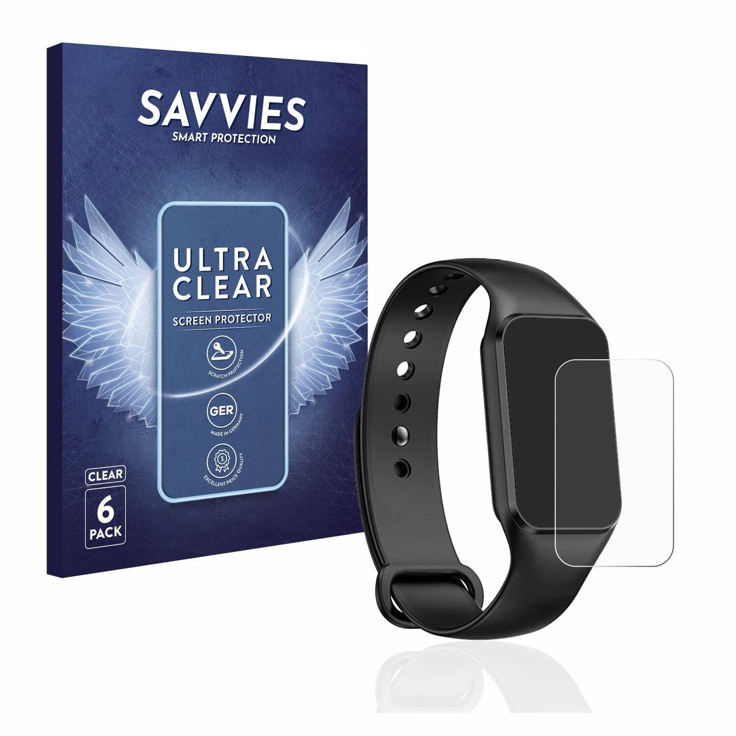 6x Savvies SU75 Displayschutzfolie für Iowodo