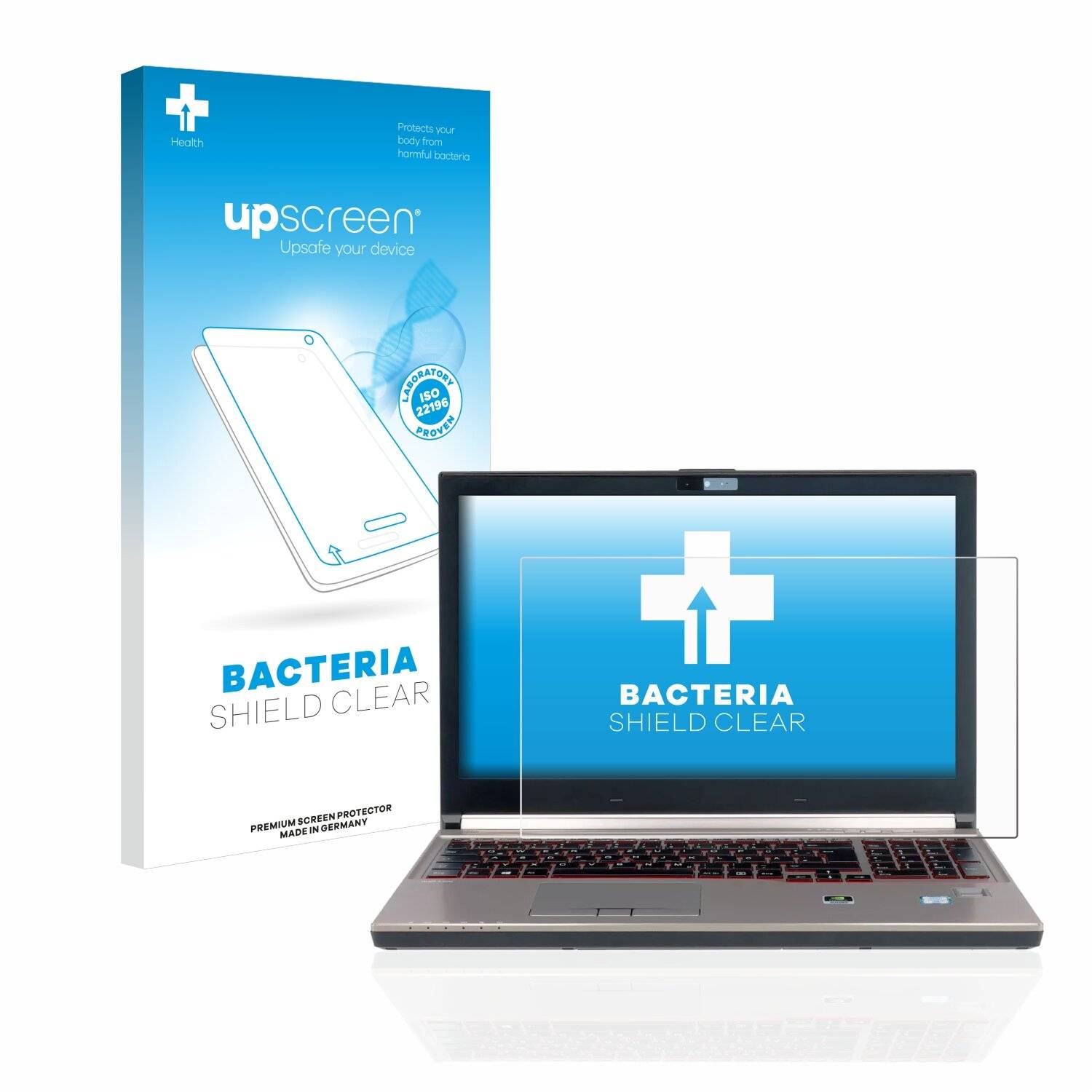 upscreen Bacteria Shield Clear Premium Antibakterielle Displayschutzfolie für Fujitsu
