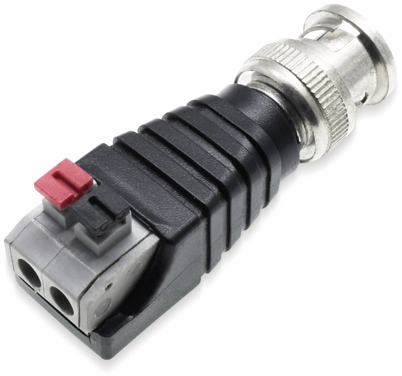 Steckverbinder, BNC, Zugfeder, Stecker