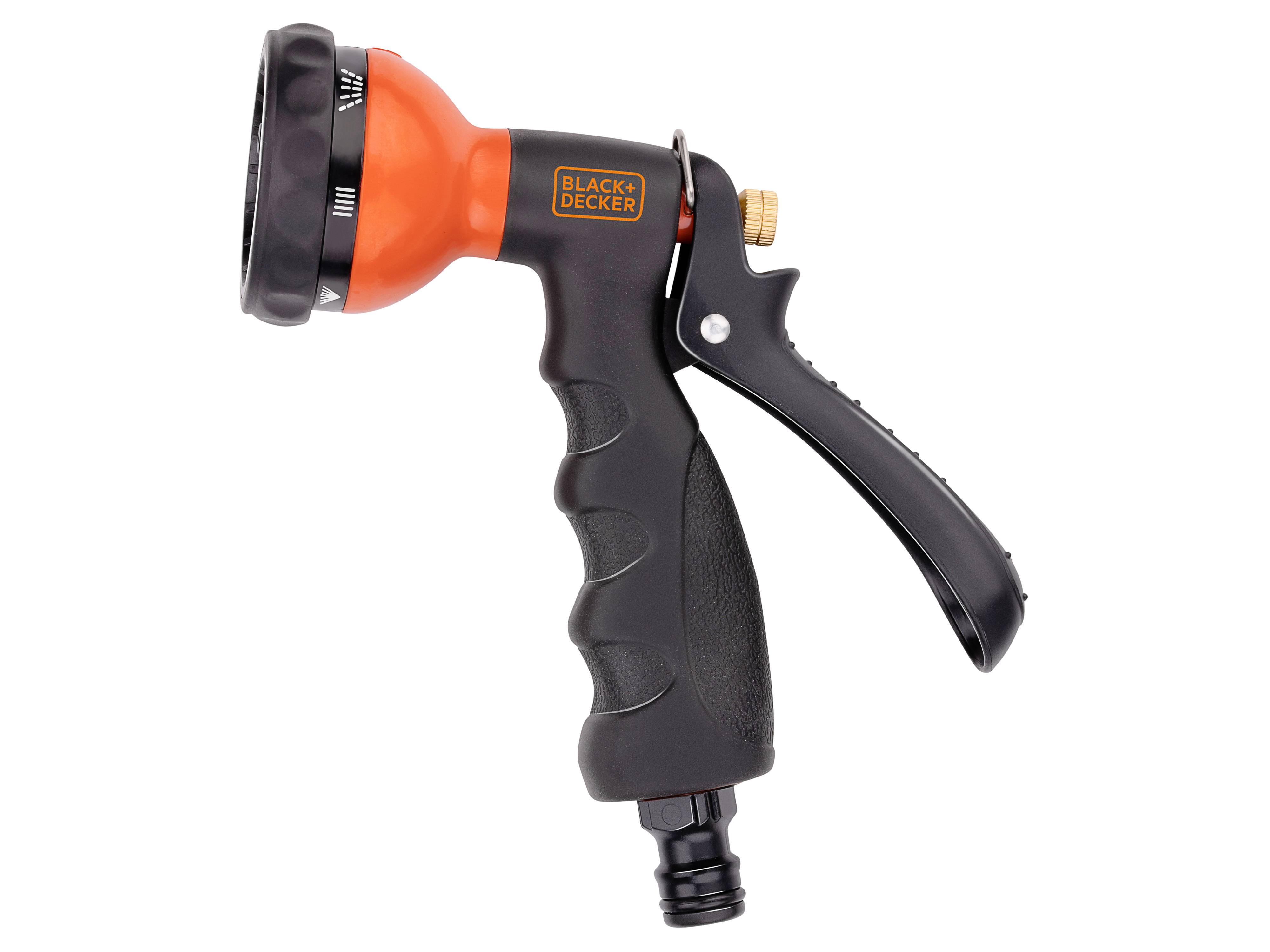 BLACK & DECKER Gartensprüher-Set, 4-teilig, 7 Funktionen