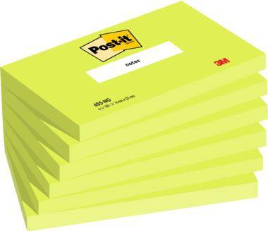 Post-it Haftnotiz 655-NG 127x76mm 100Bl grün 6St (655-NG)
