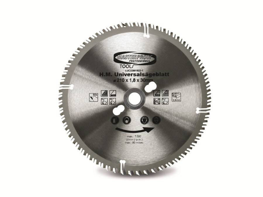 MASTERPROOF Universal-Sägeblatt, 210 mm, 60 Zähne