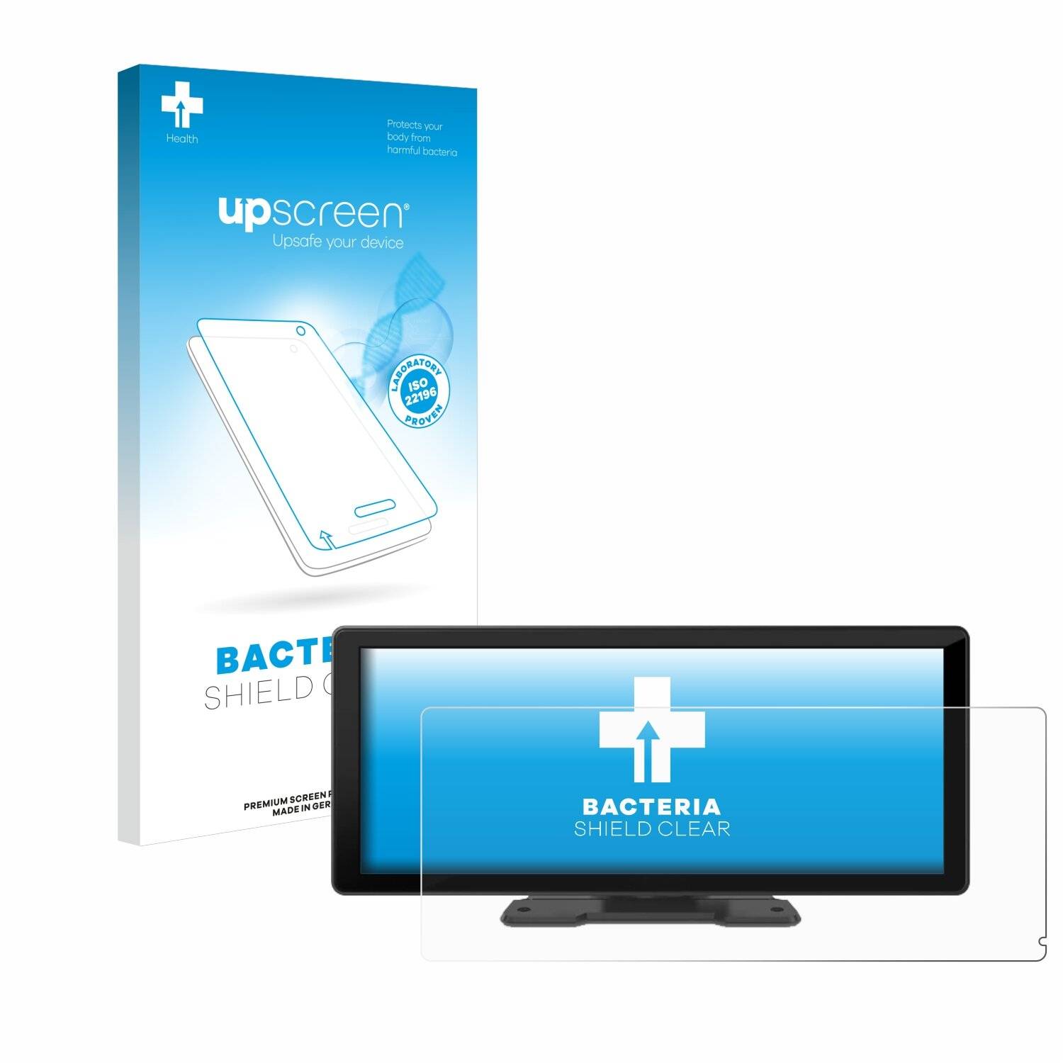 upscreen Bacteria Shield Clear Premium Antibakterielle Displayschutzfolie für Carpuride W103