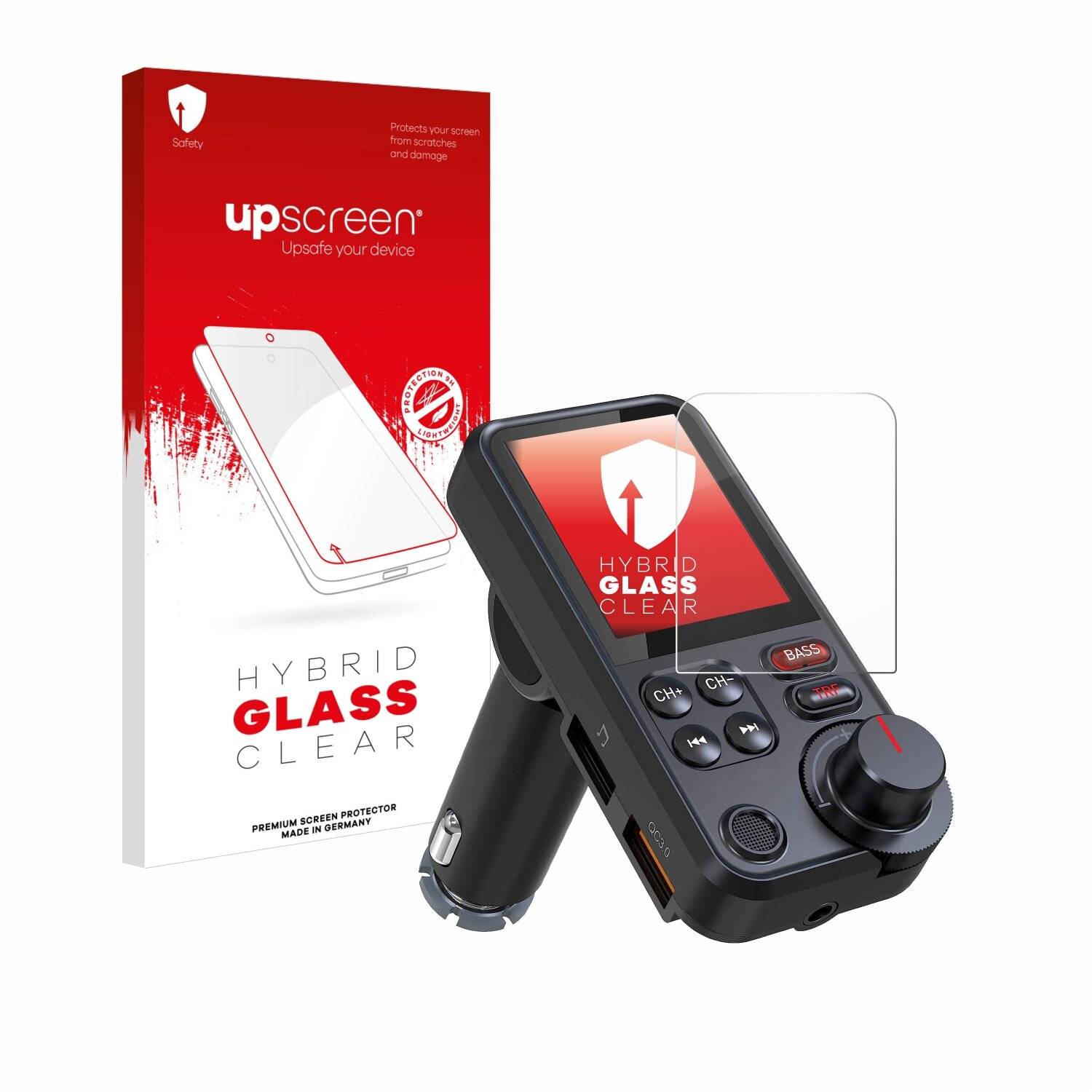 upscreen Hybrid Glass Clear Premium Schutzglas Folie für Nulaxy
