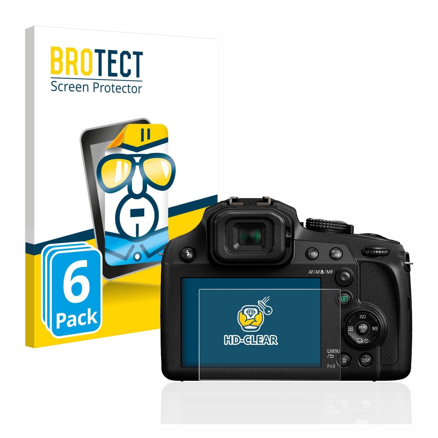 6x BROTECT HD-Clear Displayschutzfolie für Panasonic Lumix