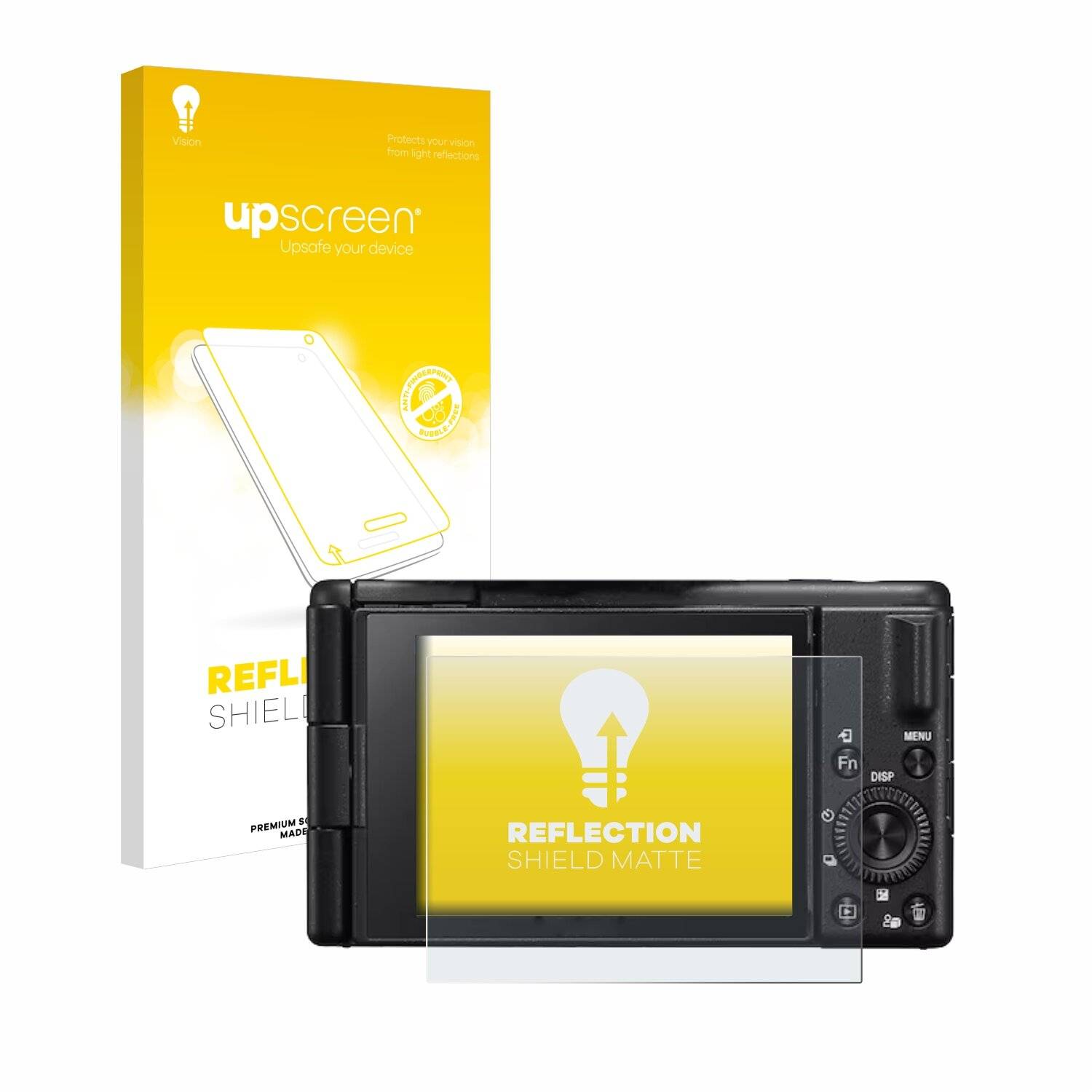 upscreen Reflection Shield Matte Premium Displayschutzfolie für Sony ZV-1 II