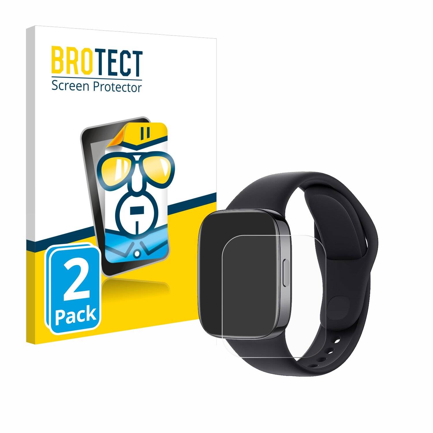 2x BROTECT HD-Clear Displayschutzfolie für Xiaomi Redmi Watch
