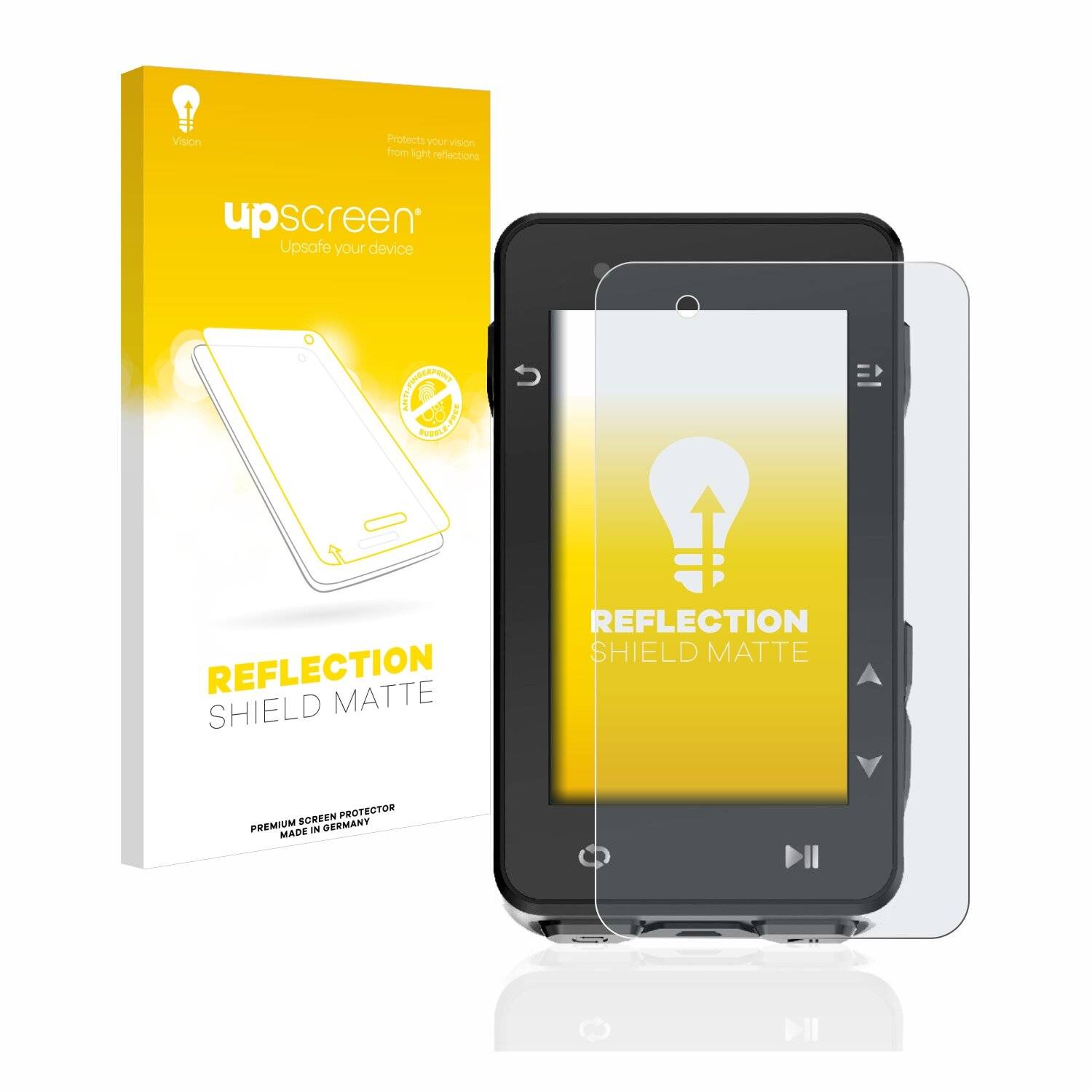 upscreen Reflection Shield Matte Premium Displayschutzfolie für igpsport