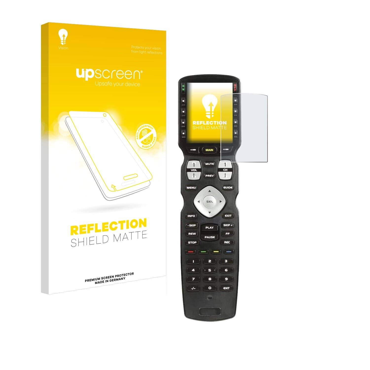 upscreen Reflection Shield Matte Premium Displayschutzfolie für URC Universal Remote