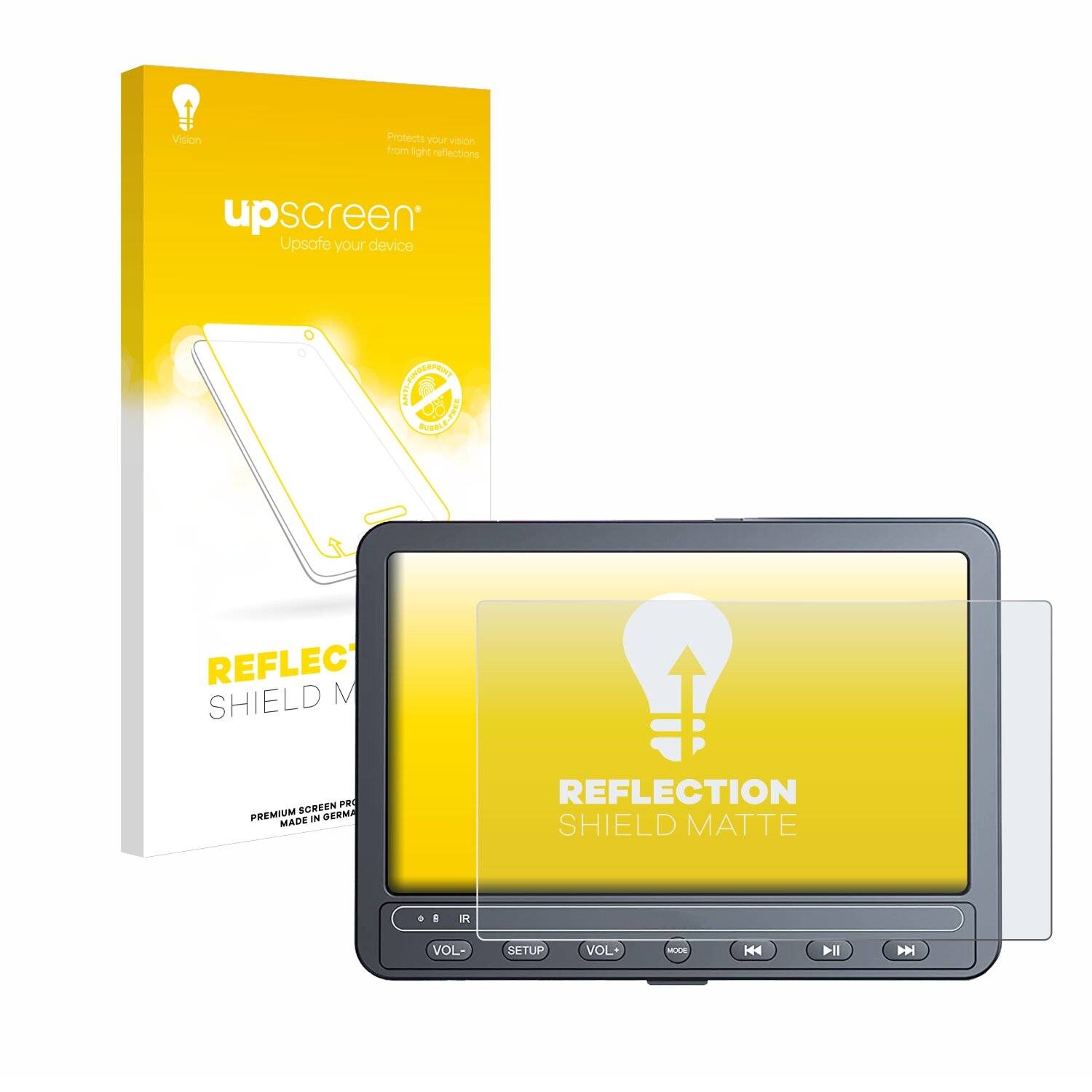 upscreen Reflection Shield Matte Premium Displayschutzfolie für Naviskauto