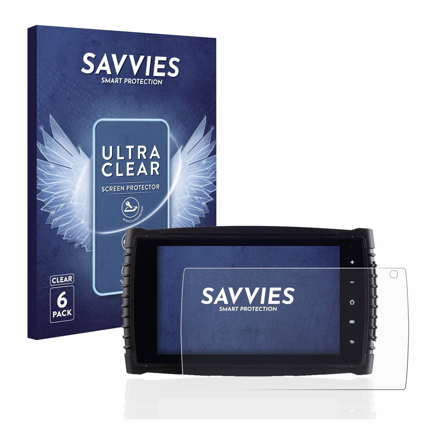 6x Savvies SU75 Displayschutzfolie für Lardis