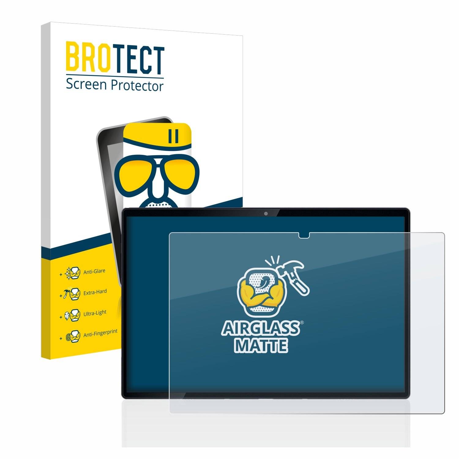 BROTECT AirGlass Matte Schutzglas Folie für Mediacom SmartPad Azimut 3 Lite