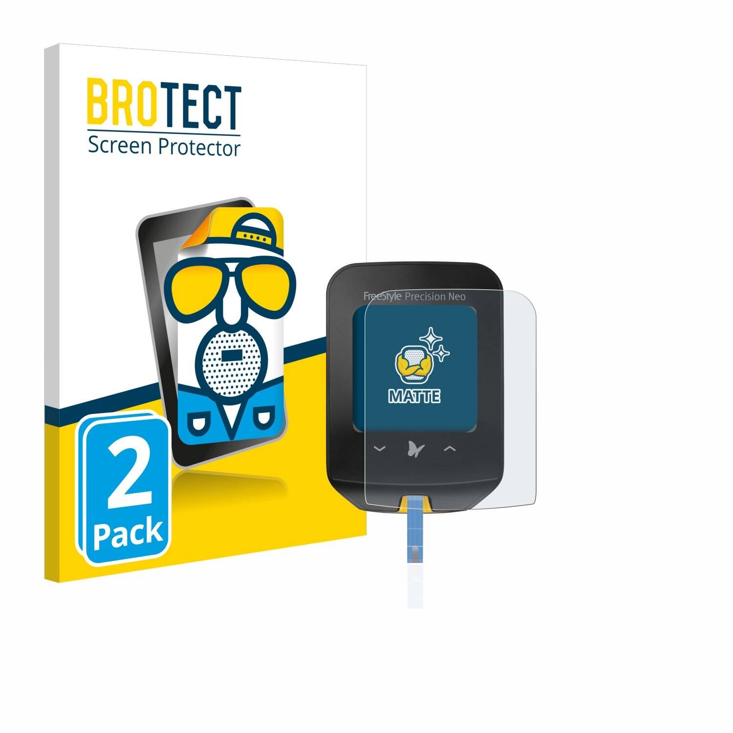 2x BROTECT Matte Displayschutzfolie für Freestyle Precision Neo ) - Entspiegelt,