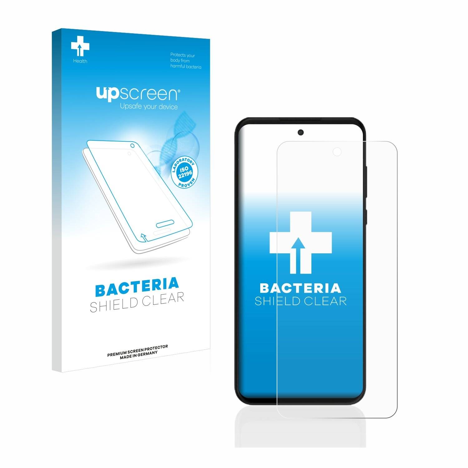 upscreen Bacteria Shield Clear Premium Antibakterielle Displayschutzfolie für Motorola Moto