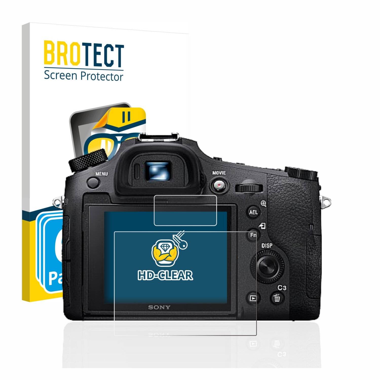 6x BROTECT HD-Clear Displayschutzfolie für Sony Cyber-Shot DSC-RX10