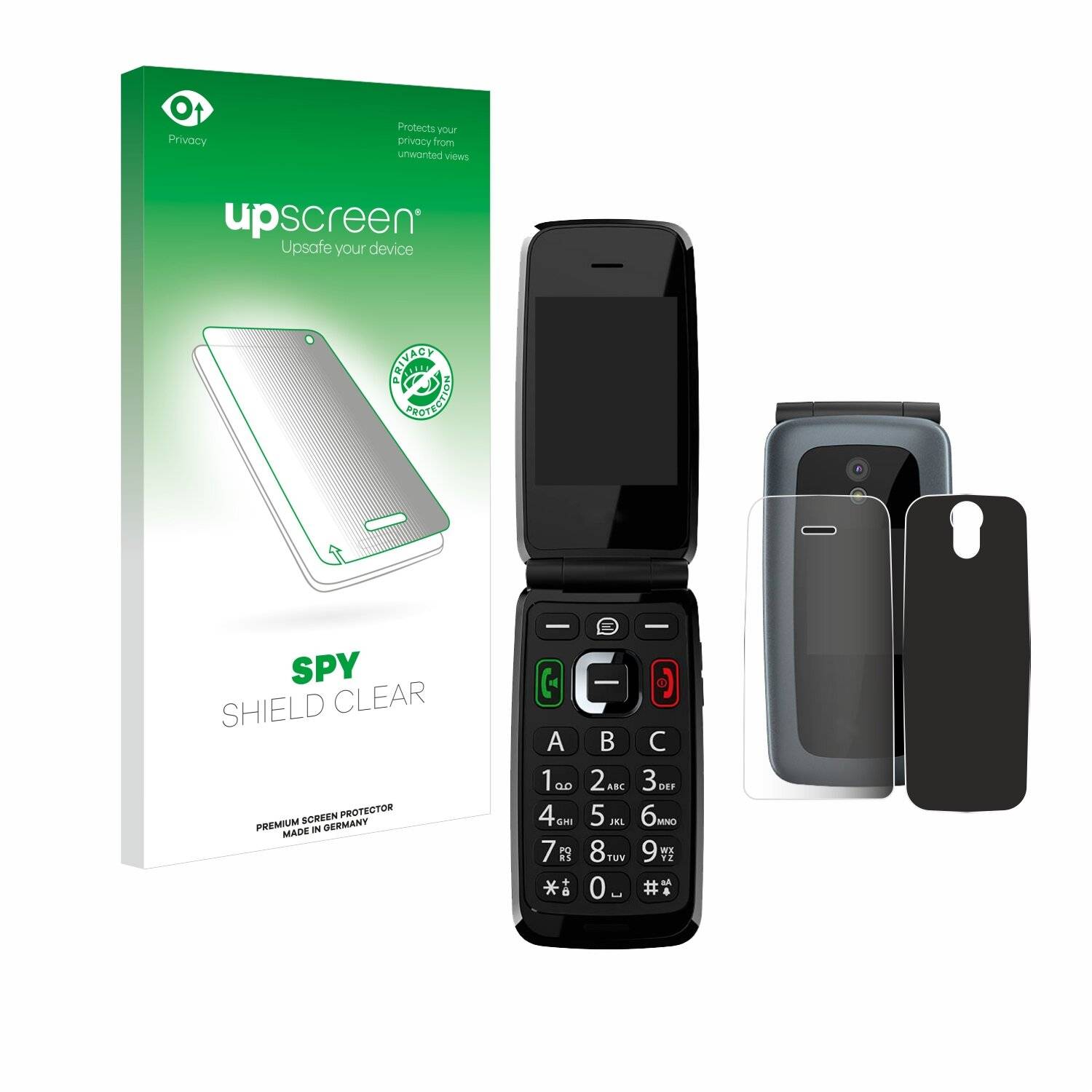 upscreen Spy Shield Clear Premium Blickschutzfolie für Gigaset