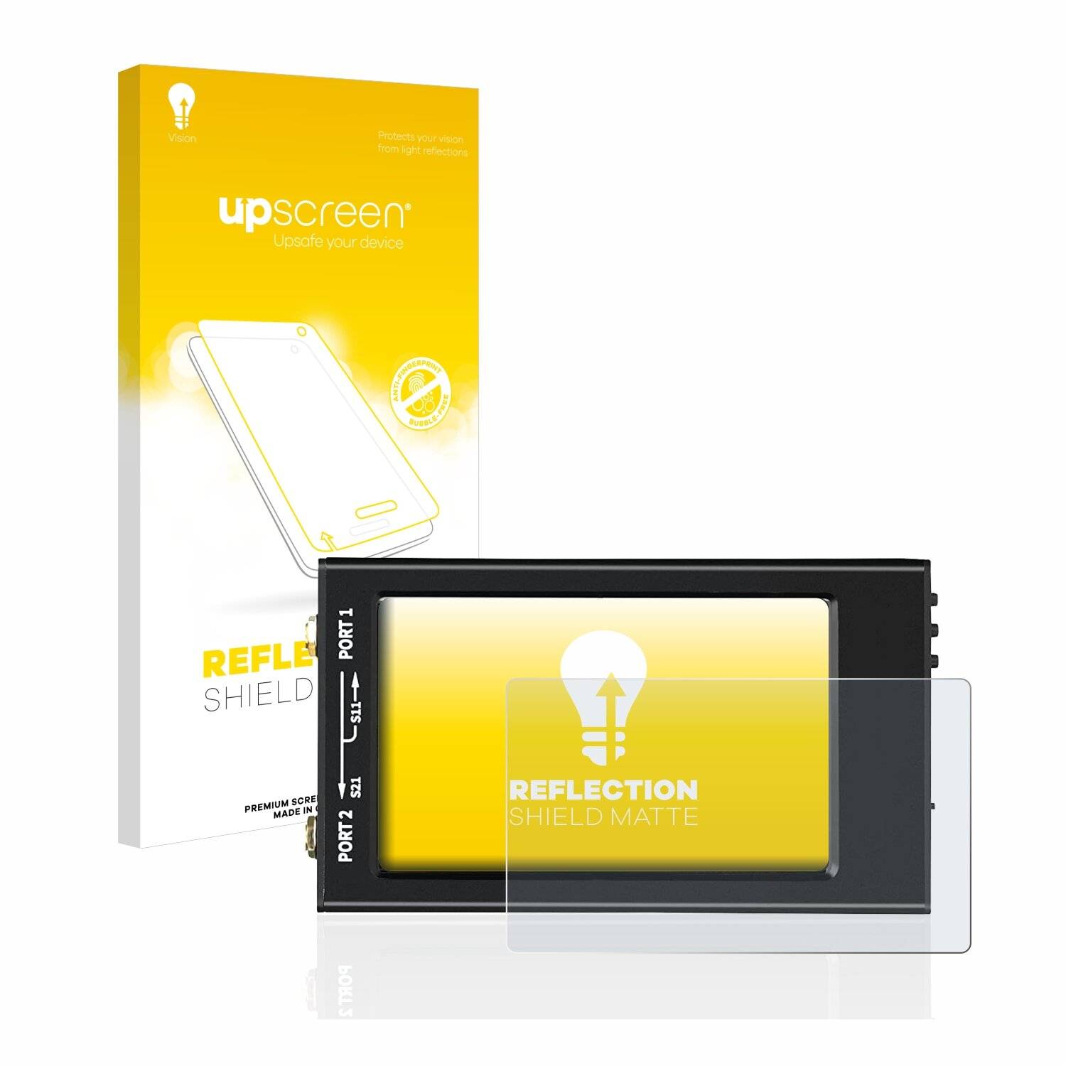 upscreen Reflection Shield Matte Premium Displayschutzfolie für SDRGEEK NanoVNA-F