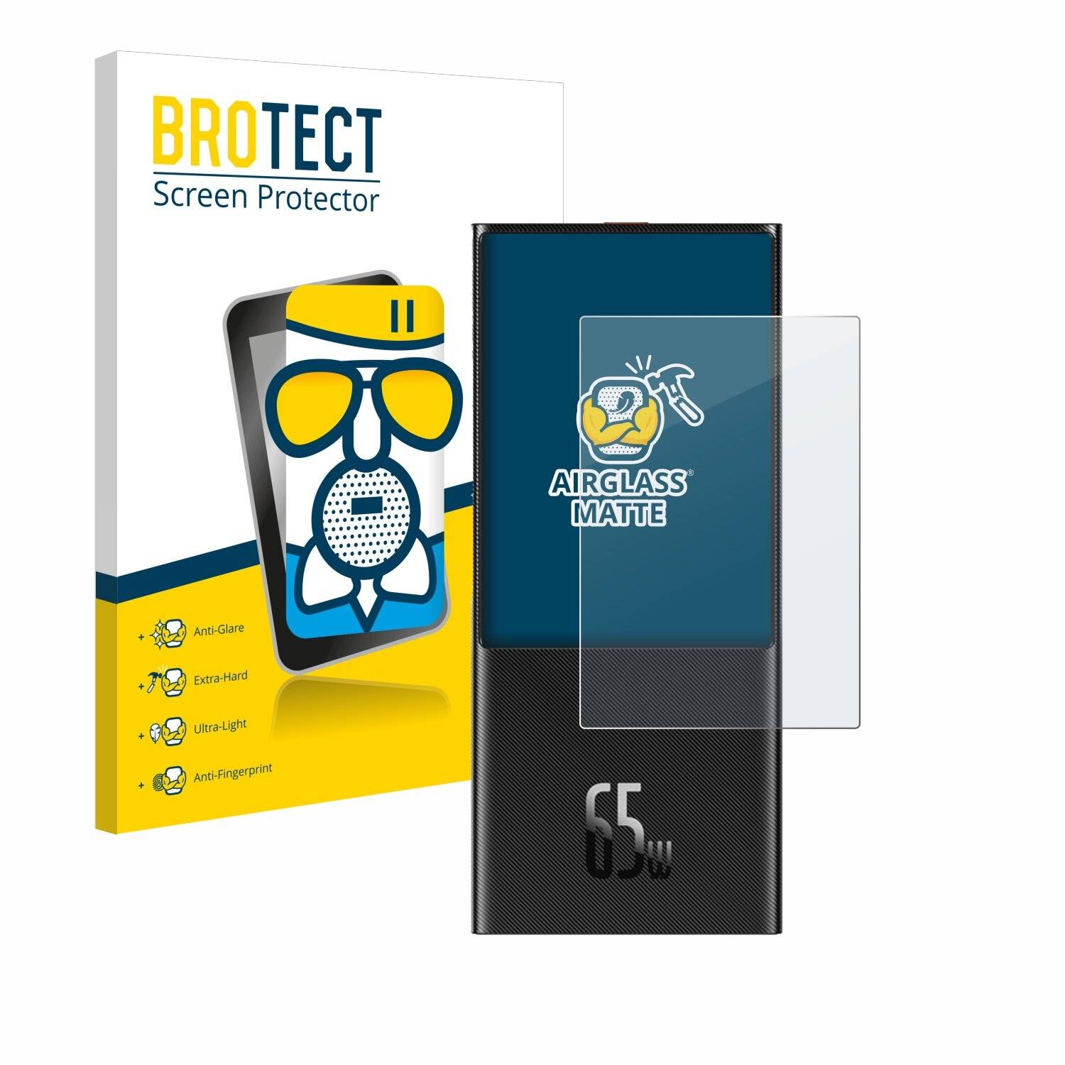 BROTECT AirGlass Matte Schutzglas Folie für Baseus