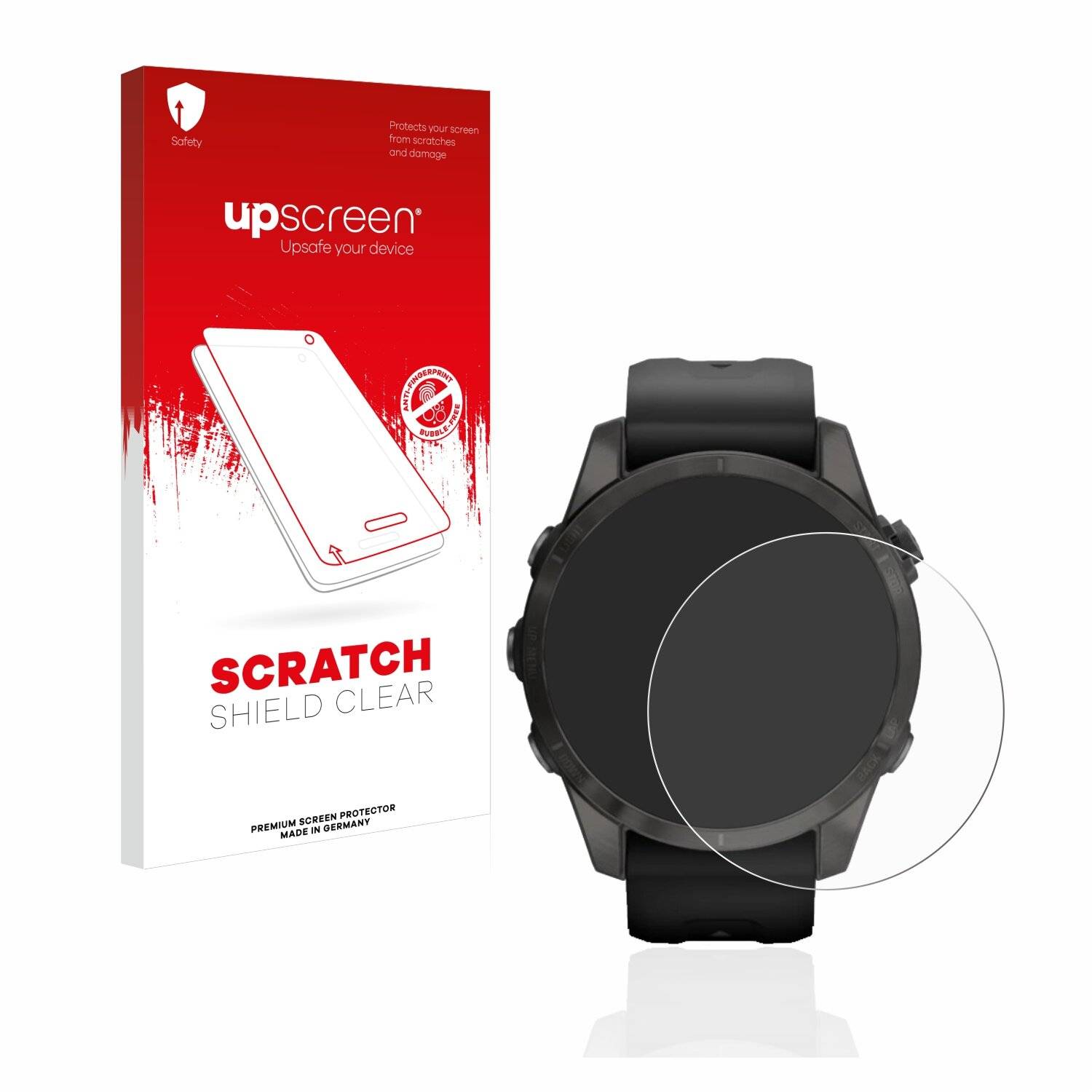 upscreen Scratch Shield Clear Premium Displayschutzfolie für Garmin Epix Pro (Gen 2) (42