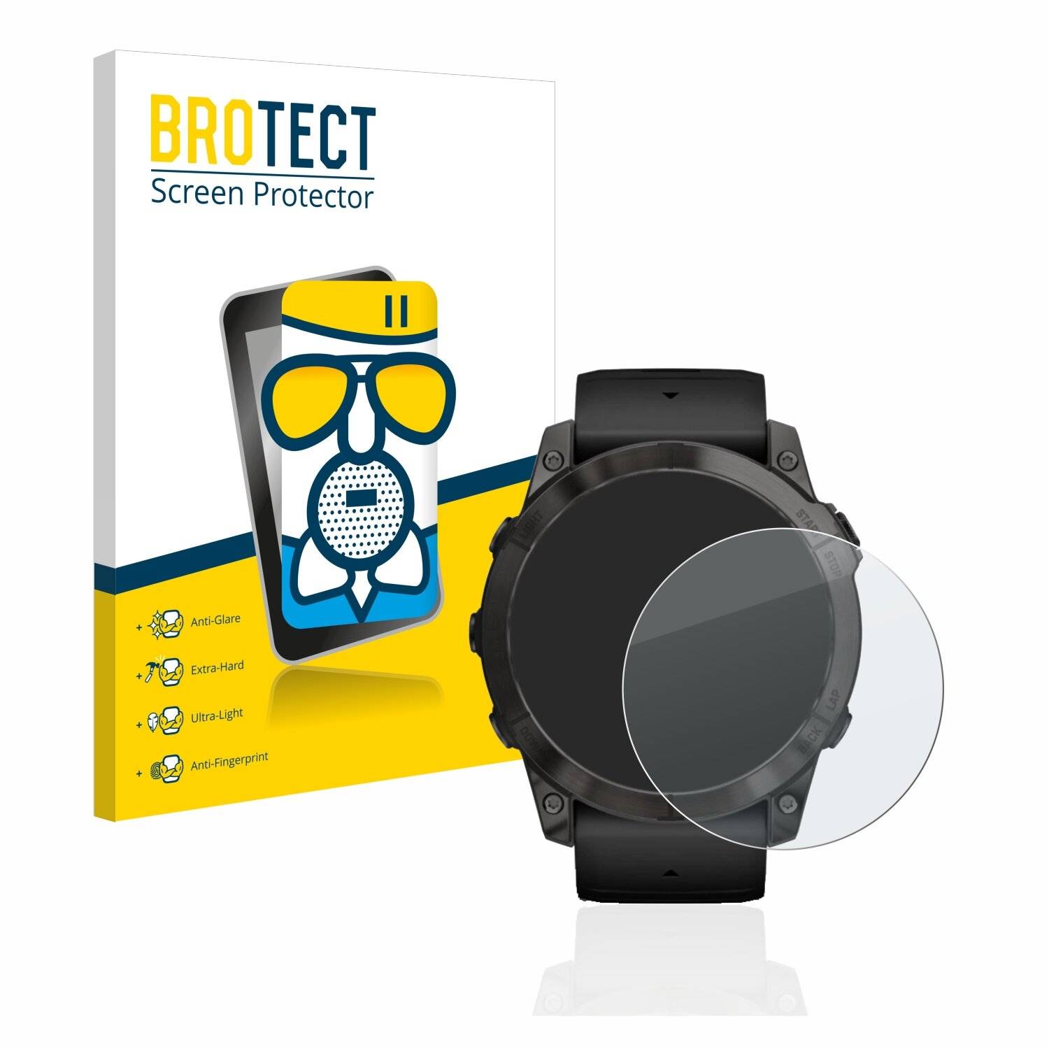 BROTECT AirGlass Matte Schutzglas Folie für Garmin Epix Pro (Gen 2) (51