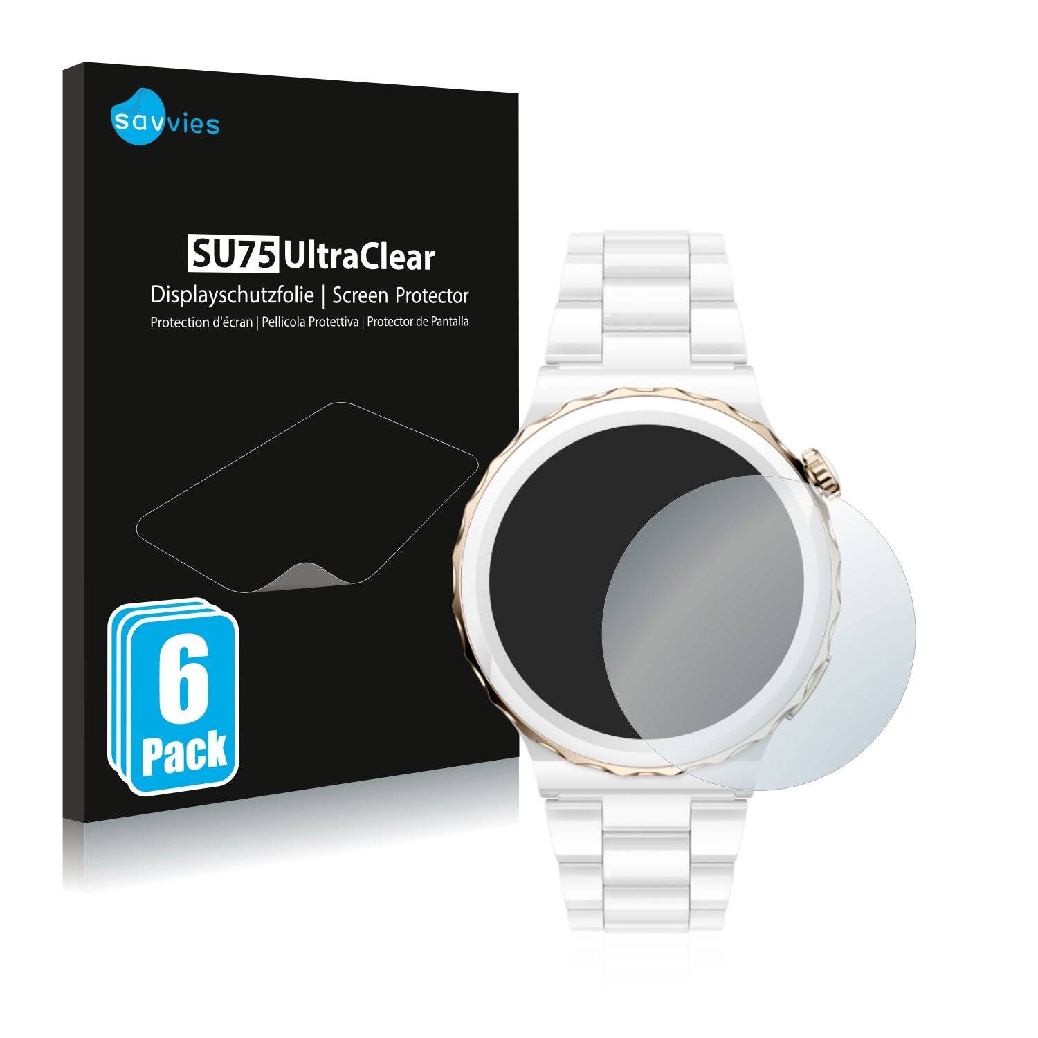6x Savvies SU75 Displayschutzfolie für Ruxingx