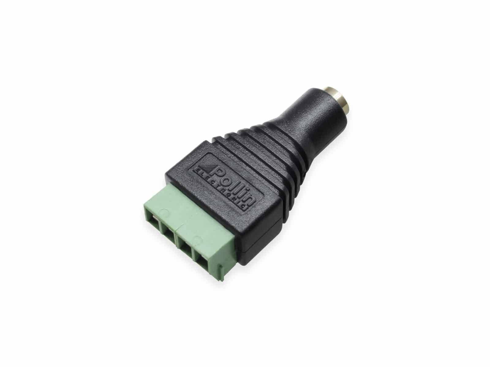 Steckverbinder, Klinke, Schraubanschluss, 3,5 mm Buchse