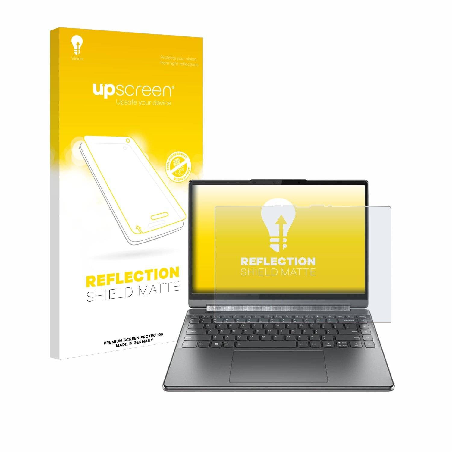 upscreen Reflection Shield Matte Premium Displayschutzfolie für Lenovo Yoga Pro 9i Gen 8
