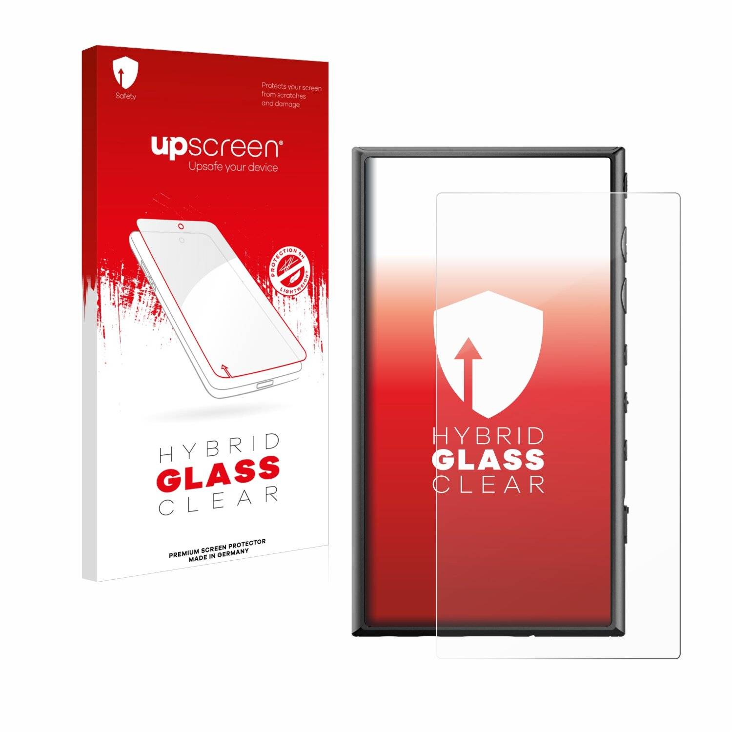 upscreen Hybrid Glass Clear Premium Schutzglas Folie für Sony
