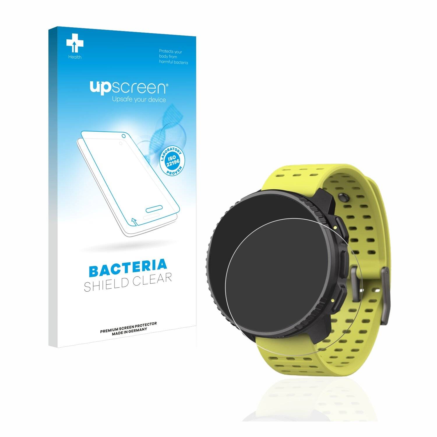 upscreen Bacteria Shield Clear Premium Antibakterielle Displayschutzfolie für Suunto
