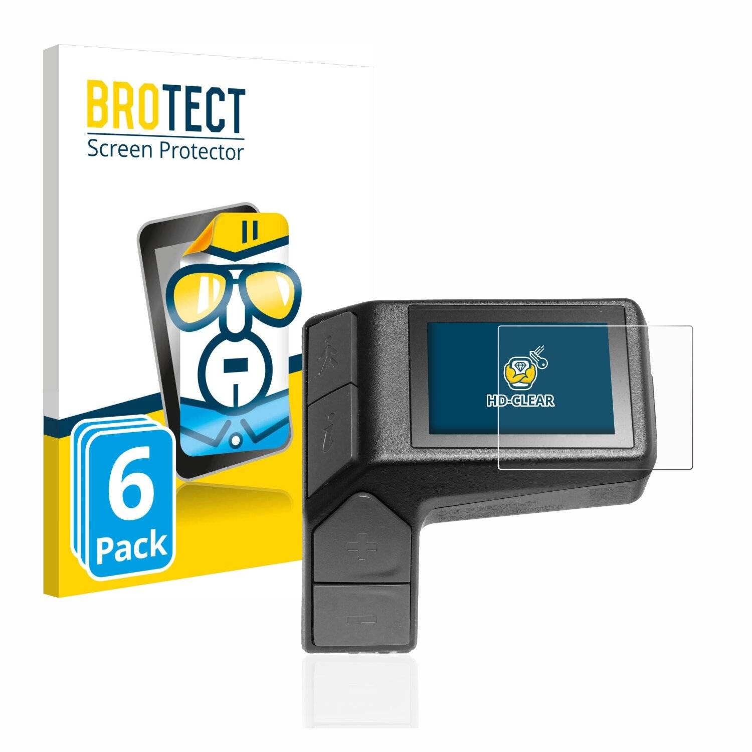 6x BROTECT HD-Clear Displayschutzfolie für Giant Ridecontrol