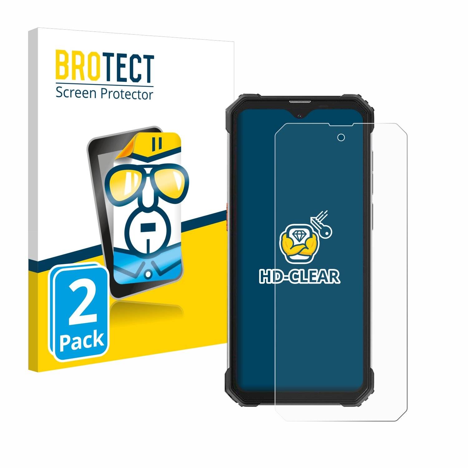 2x BROTECT HD-Clear Displayschutzfolie für Blackview