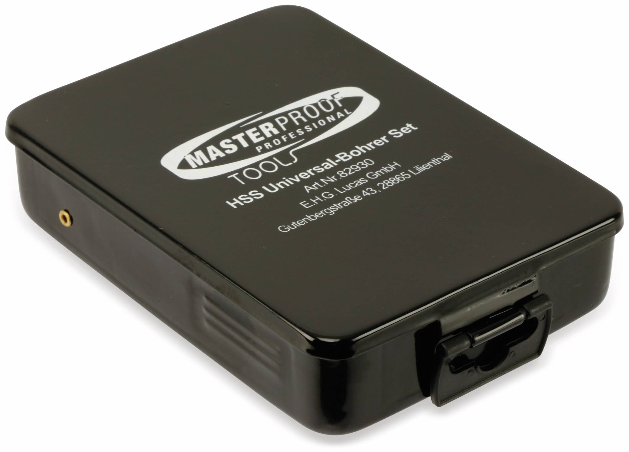 MASTERPROOF Multifunktions-Bohrer Satz 4 teilig, in Metallbox